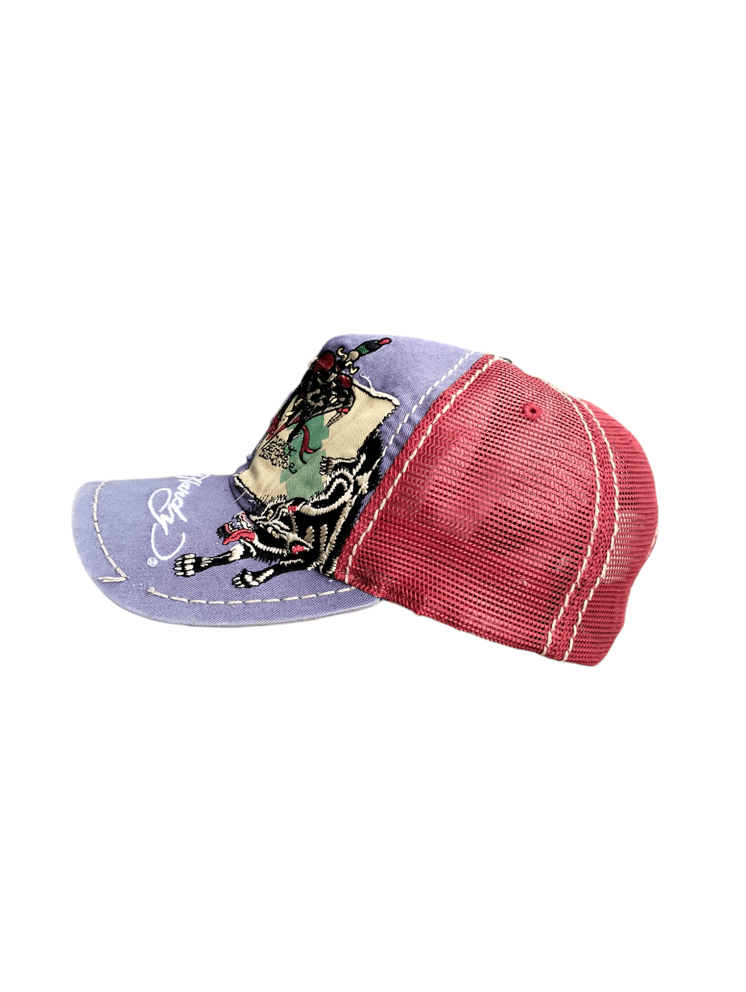 Ed Hardy Archive💥 Ed Hardy Truckers Cap Embroidered Hat Cap Size ONE SIZE - 2 Thumbnail