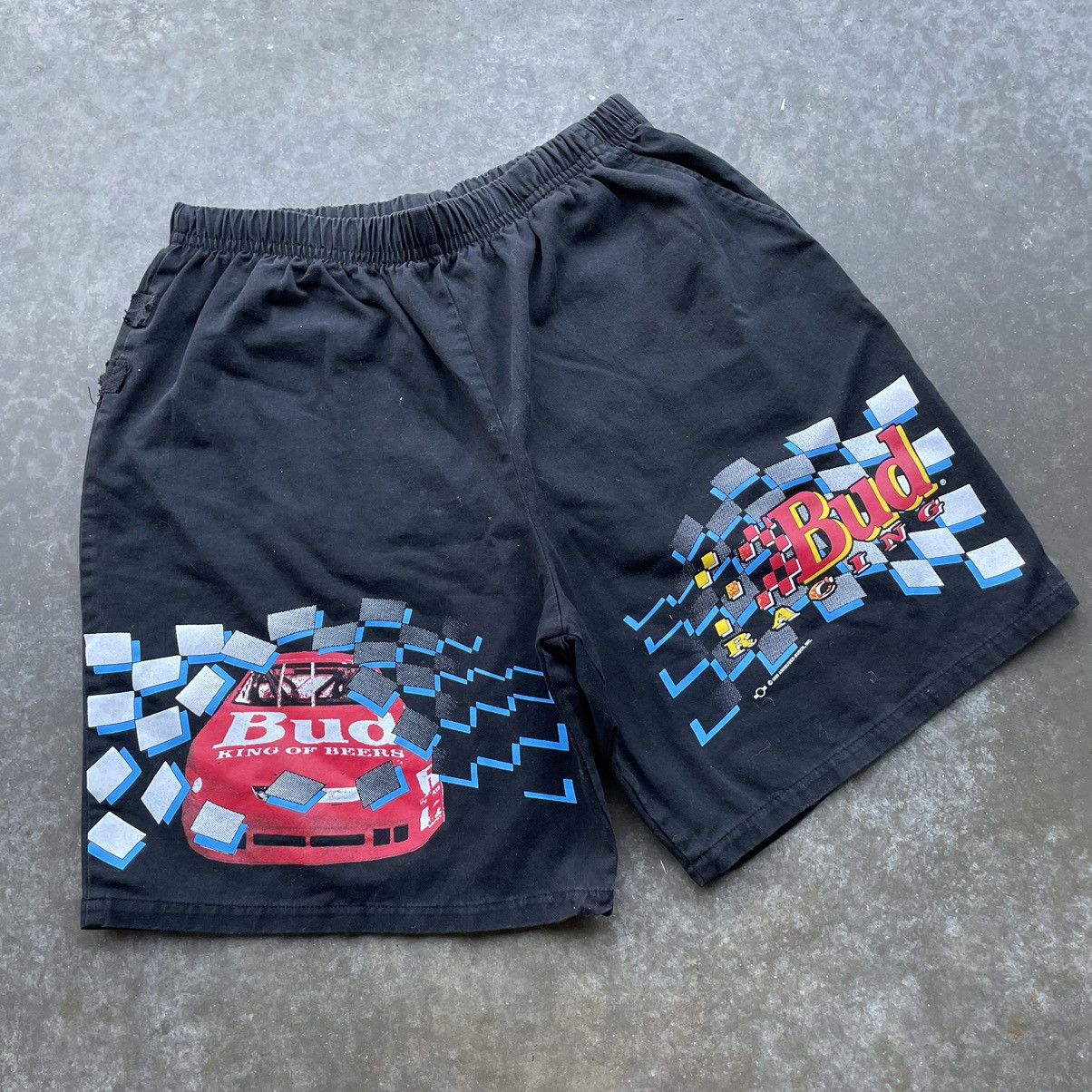 Budweiser × NASCAR × Vintage Vintage Budweiser Racing Shorts Size US 30 / EU 46 - 2 Thumbnail