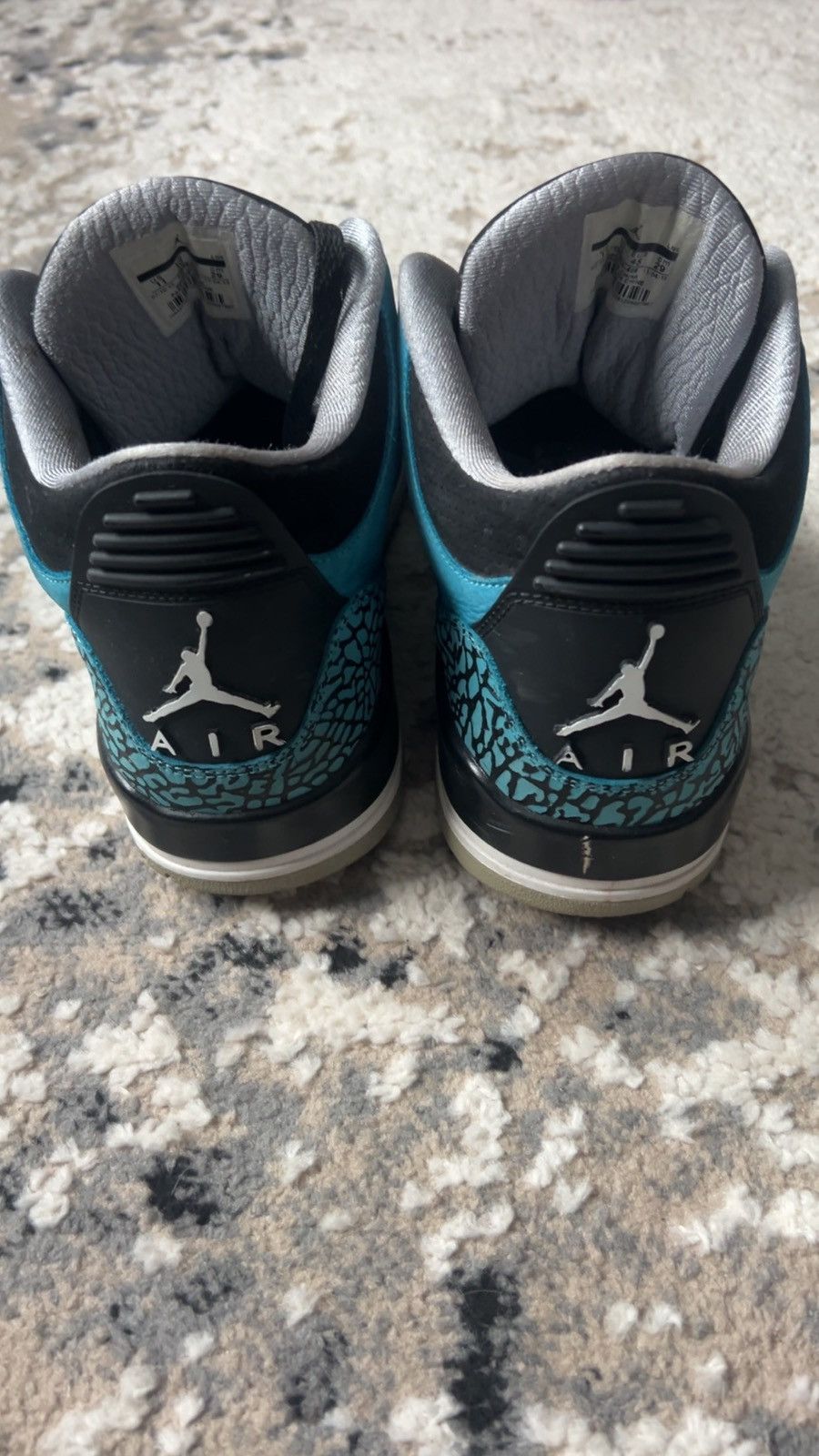 Jordan Brand Jordan 3 Retro Powder Blue Size 11 Size US 11 / EU 44 - 4 Thumbnail
