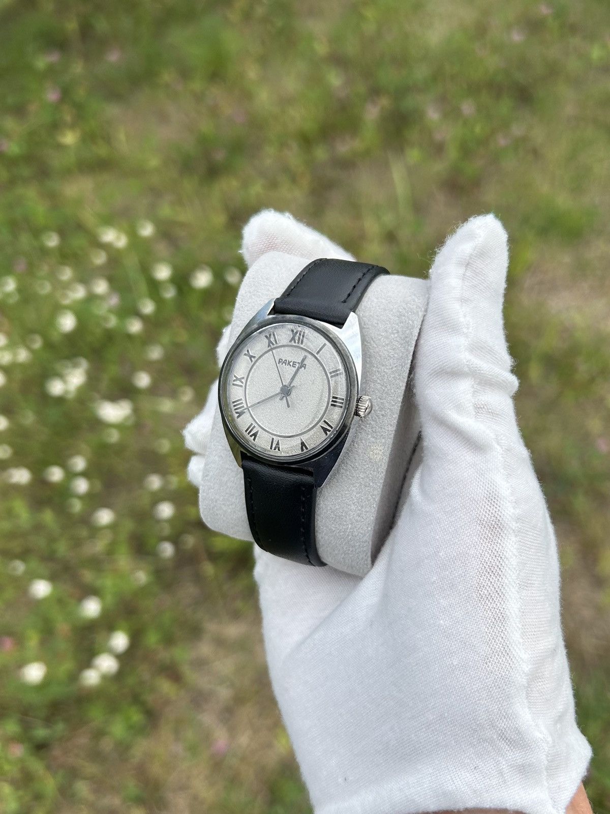 Vintage Vintage Watch Raketa Soviet USSR Mechanical Authentic 1980s Size ONE SIZE - 4 Thumbnail