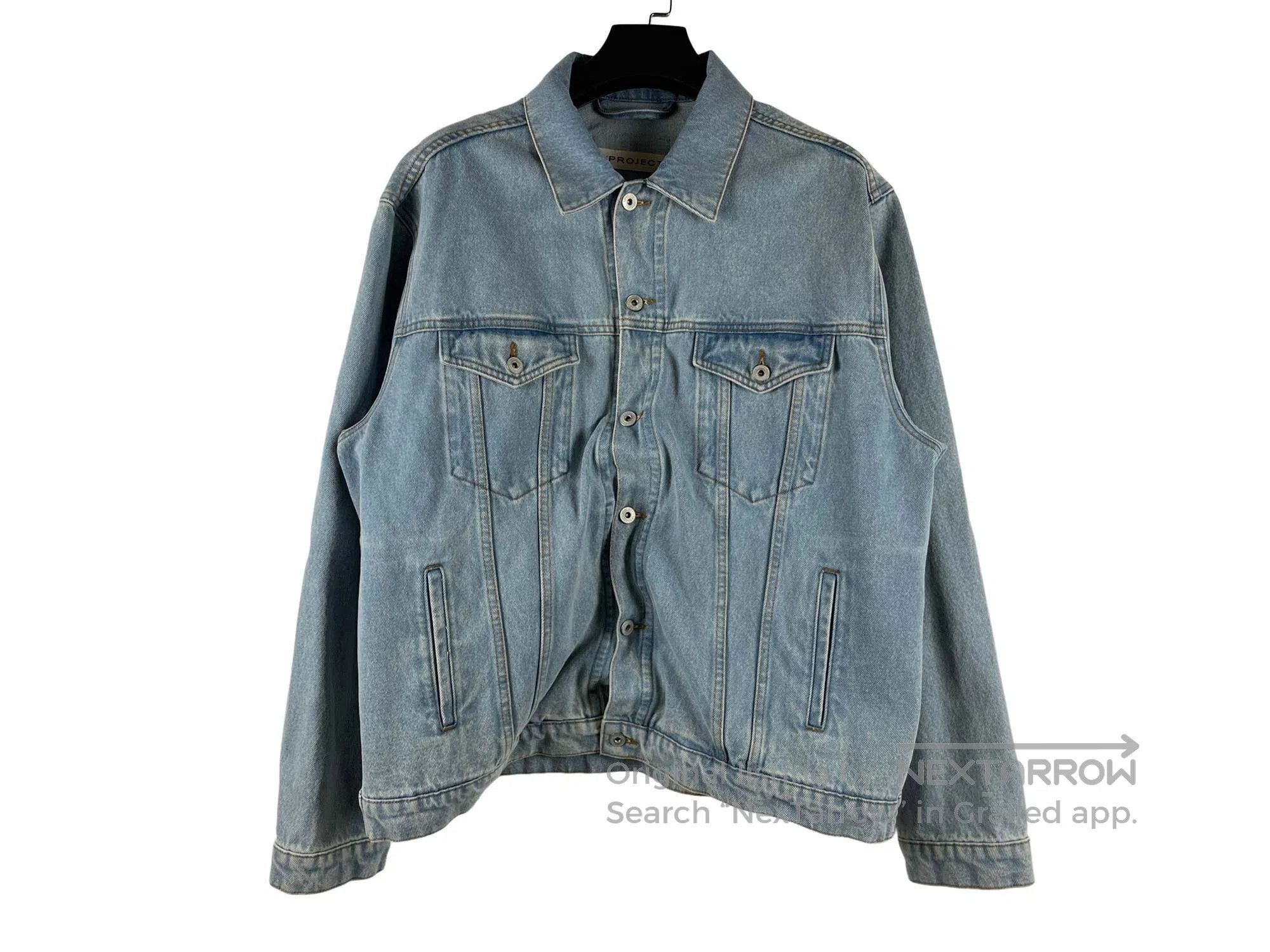 Y/Project Y/Project Steel wire wrinkled wash denim jacket Size US L / EU 52-54 / 3 - 1 Thumbnail