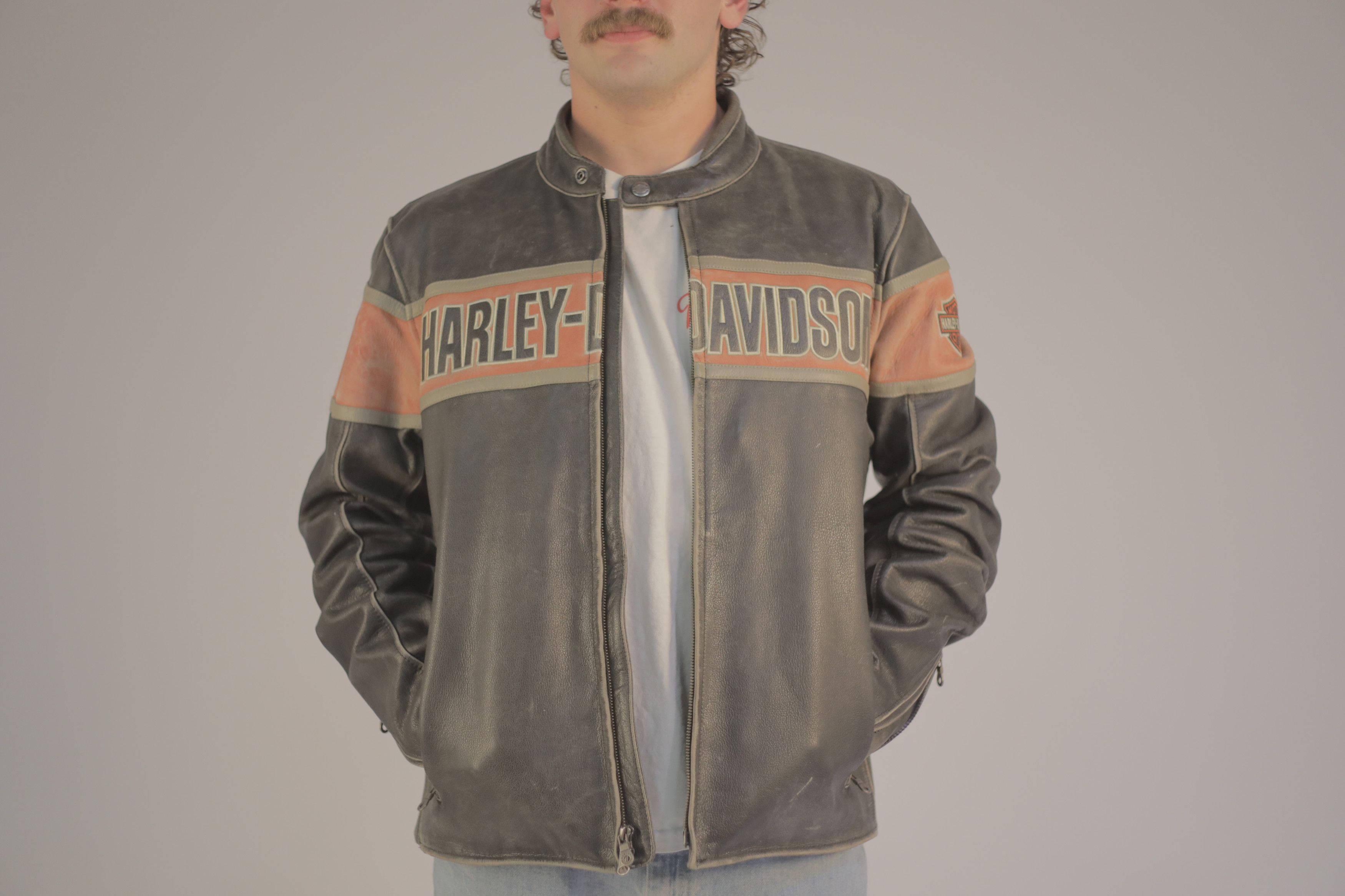 Harley Davidson Harley-Davidson® Victory Lane Leather Jacket