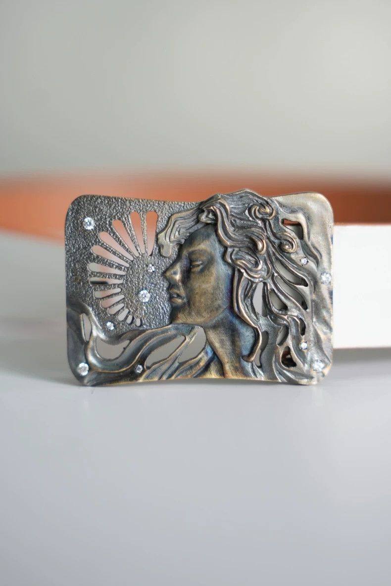 Yohji Yamamoto Yohji Yamamoto Yohji Yamamoto Silver Goddess Belt Size ONE SIZE - 2 Thumbnail