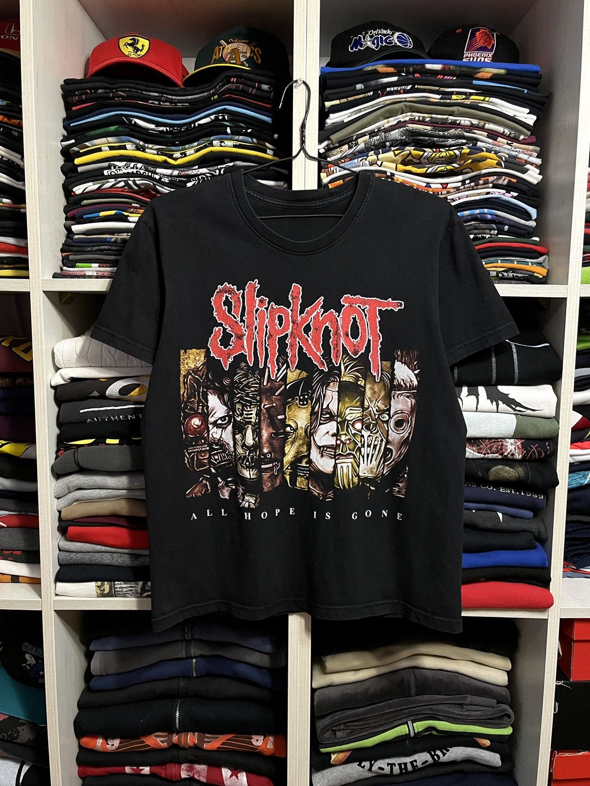 Band Tees Vintage Y2K Slipknot All Hope Is Gone Metal Band T-Shirt Size US M / EU 48-50 / 2 - 2 Thumbnail