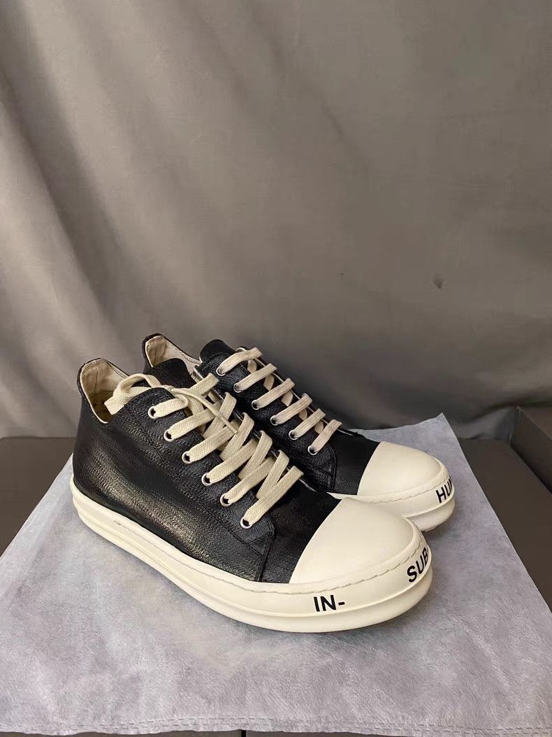 Rick Owens Rick Owens DRKSHDW Low Top Converse Size US 8 / EU 41 - 4 Thumbnail