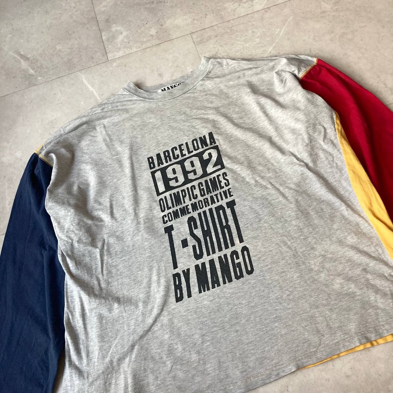 Mango Vintage 90s Mango Barcelona Olympic Games Oversized Tee Size US M / EU 48-50 / 2 - 2 Thumbnail