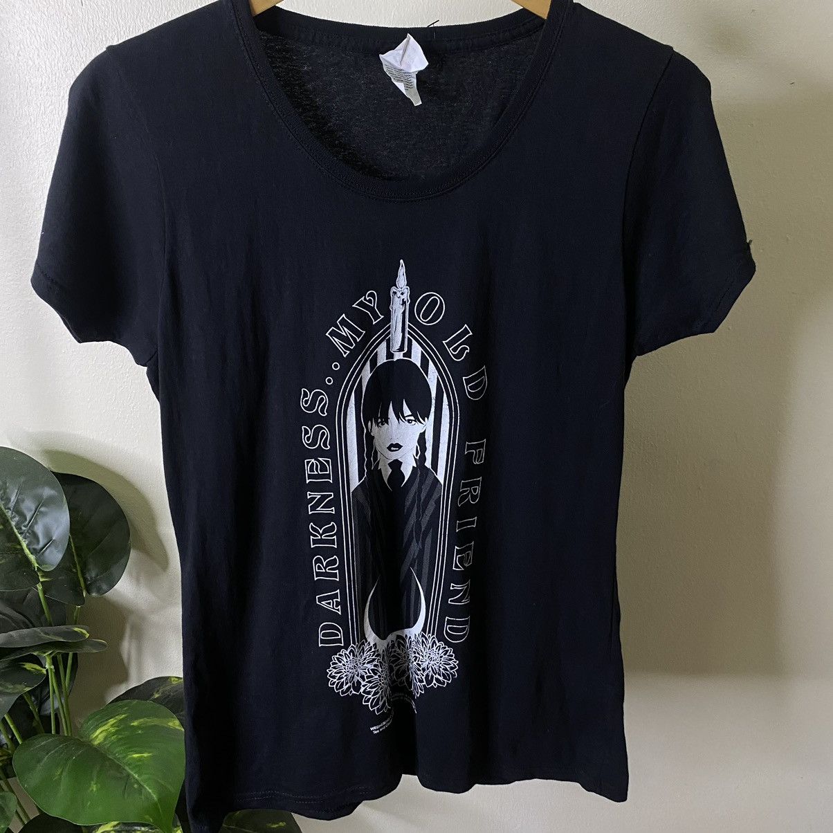 Other Girl's Wednesday Darkness My Old Friend T-Shirt Size S / US 4 / IT 40 - 2 Thumbnail