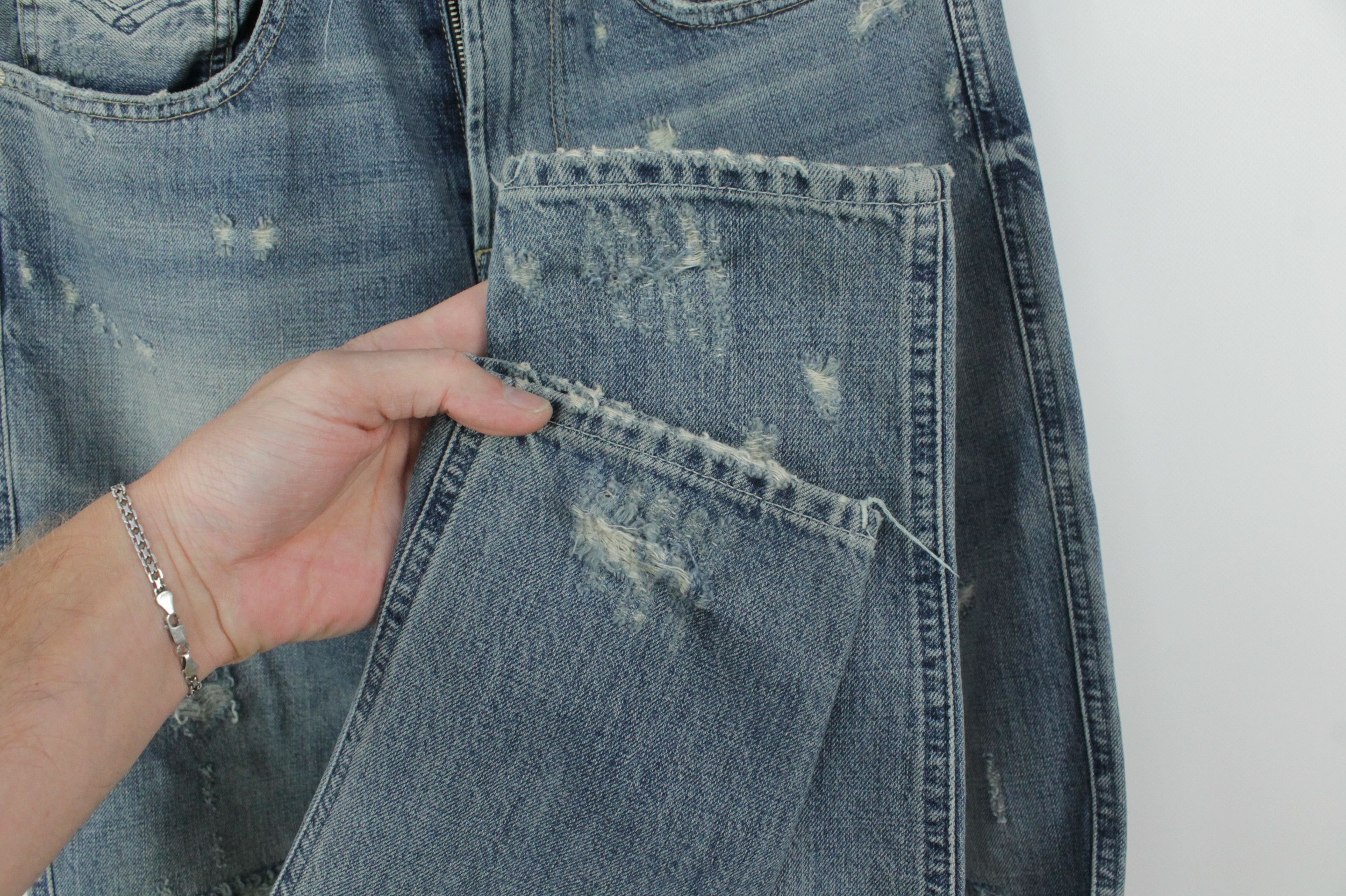 Replay Replay Maestro Denim Selection Slim Fit Distressed Jeans Size US 30 / EU 46 - 7 Thumbnail