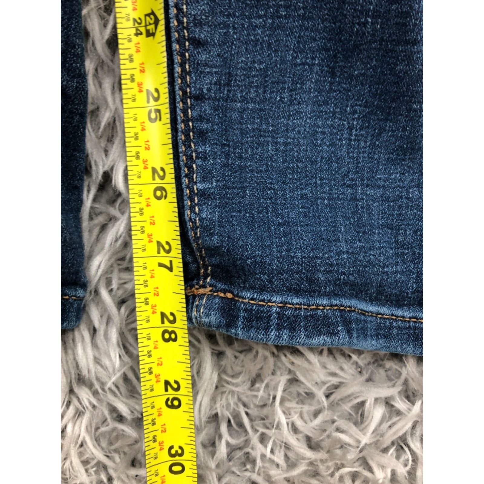 Lee Lee Jeans Skinny Womens Plus 20W Medium Blue Modern Series 20W Lee Premium Classic Size 42" / US 20 - 3 Thumbnail