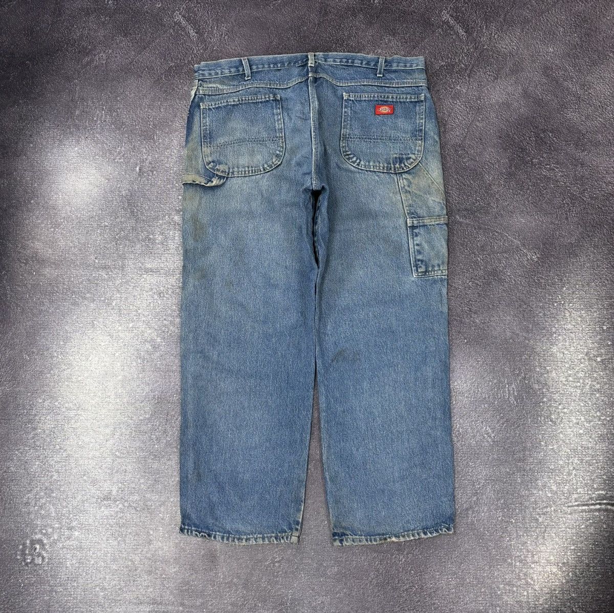 Dickies Vintage Dickies Distressed Denim Blue Hype Baggy Jeans Size US 40 / EU 56 - 1 Thumbnail