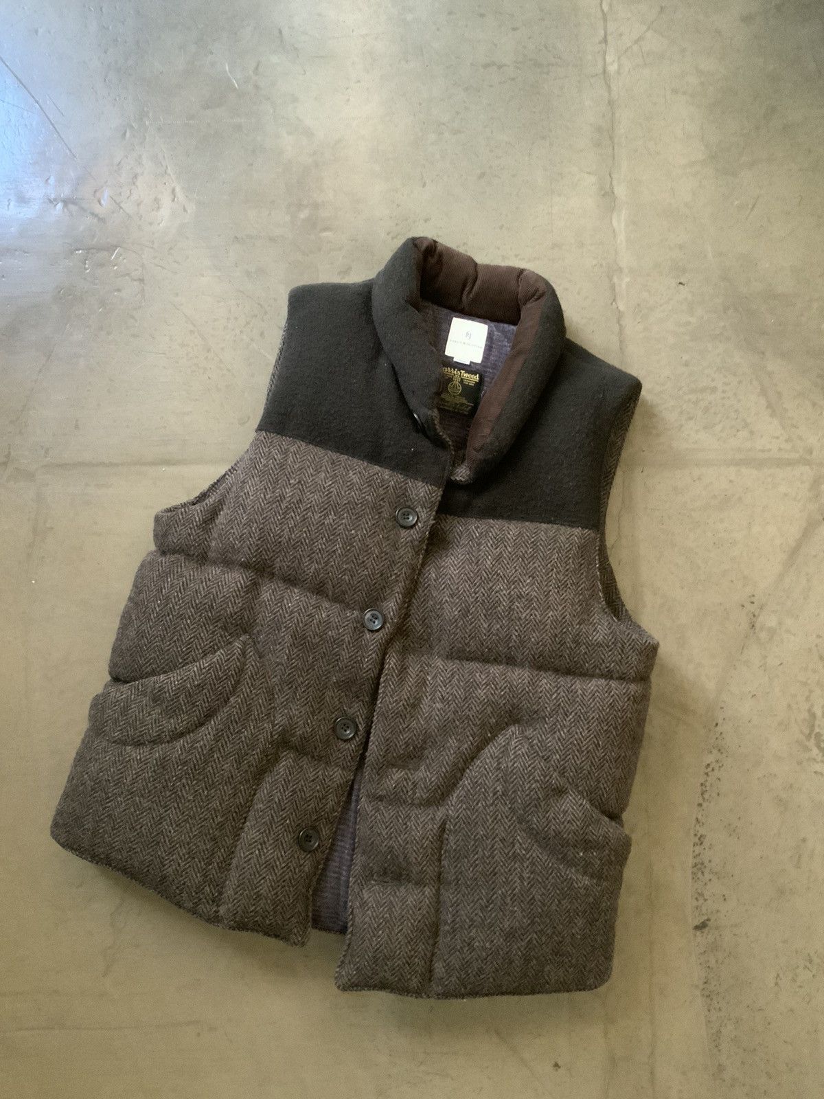 Harris Tweed Fredy & Gloster Down Vest Size US L / EU 52-54 / 3 - 1 Thumbnail