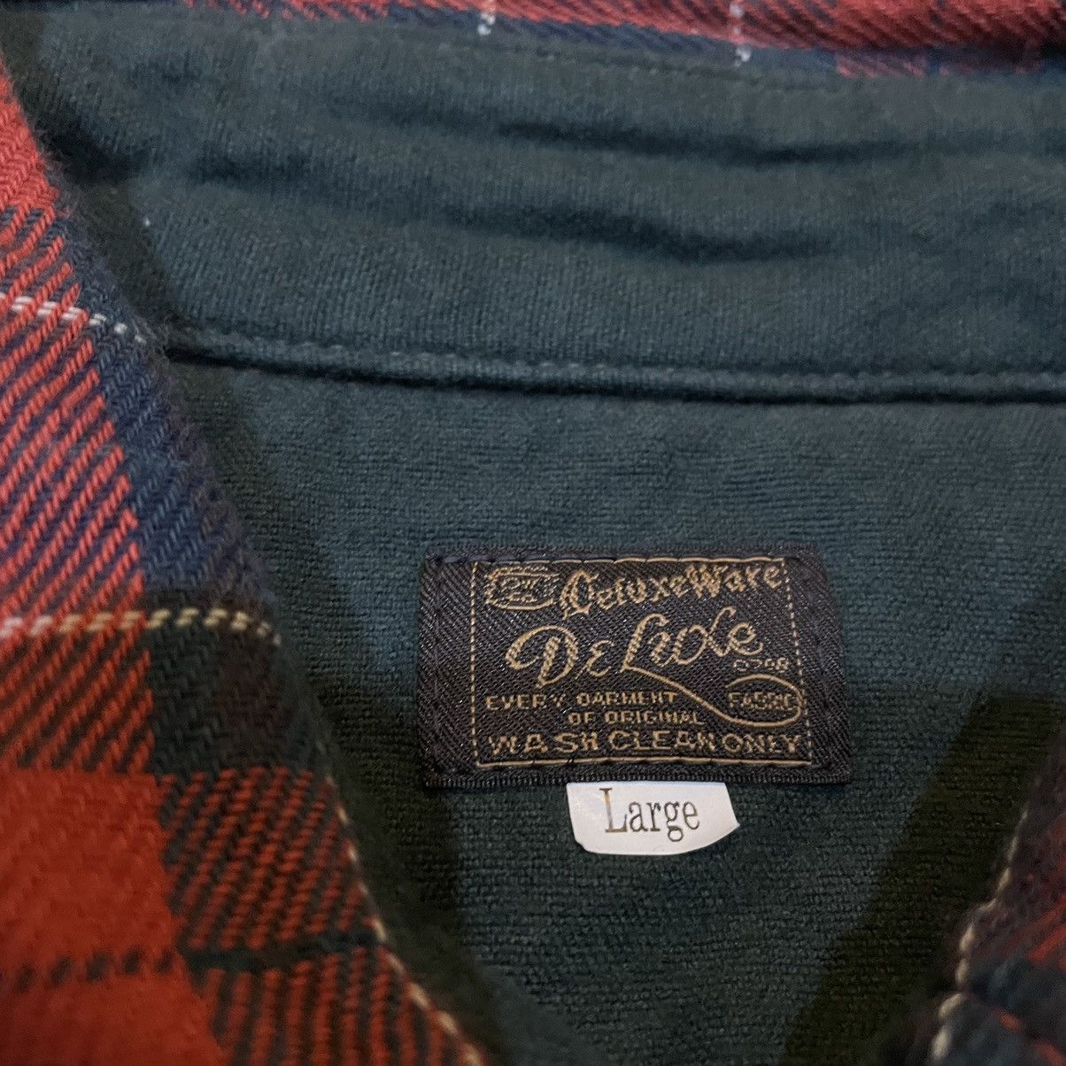 Deluxeware Deluxe ware co flannel shirt Size US L / EU 52-54 / 3 - 4 Thumbnail
