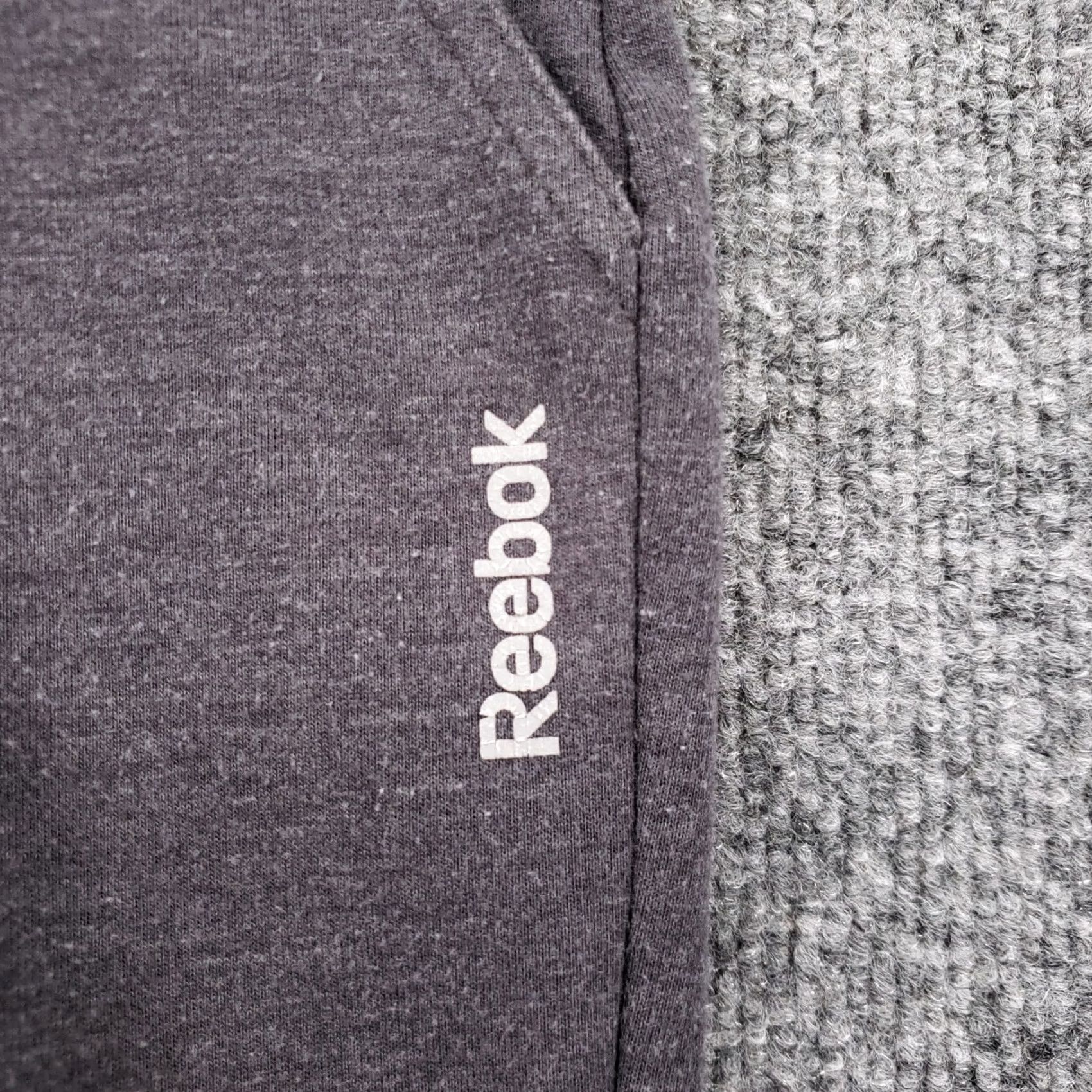 Reebok Reebok Pants XS Gray Jogger Skinny Mid Rise Flat Front Drawstring Cotton Womens Size 26" / US 2 / IT 38 - 5 Thumbnail