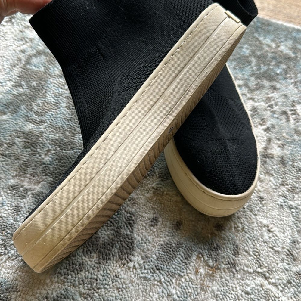 J/Slides J SLIDES BLACK KNIT HEROE SLIP ON SOCK ANKLE BOOTIE SNEAKER Size US 9 / IT 39 - 7 Thumbnail