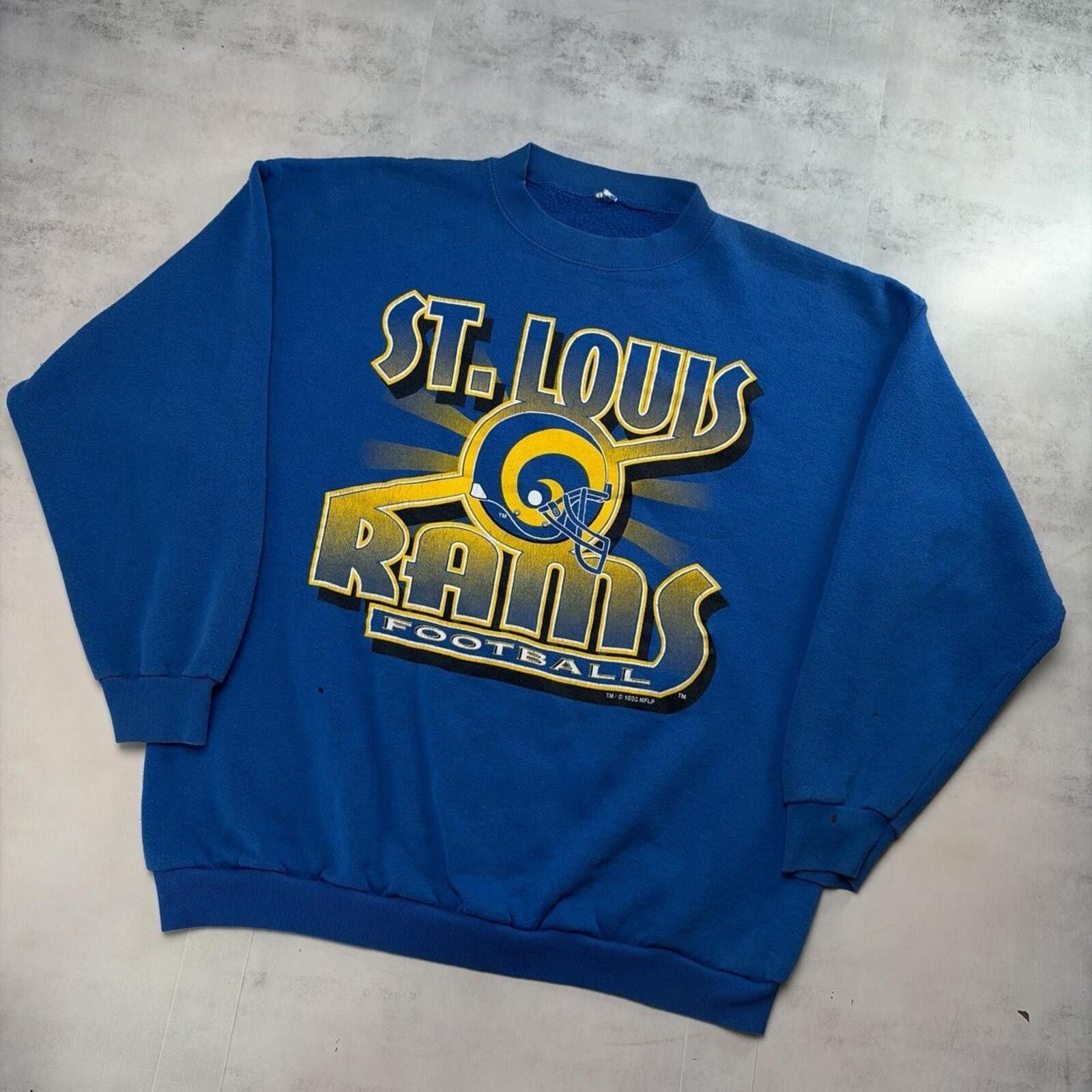 NFL Vintage 1995 St. Louis Rams NFL Football Crewneck Sweatshirt Size US L / EU 52-54 / 3 - 2 Thumbnail