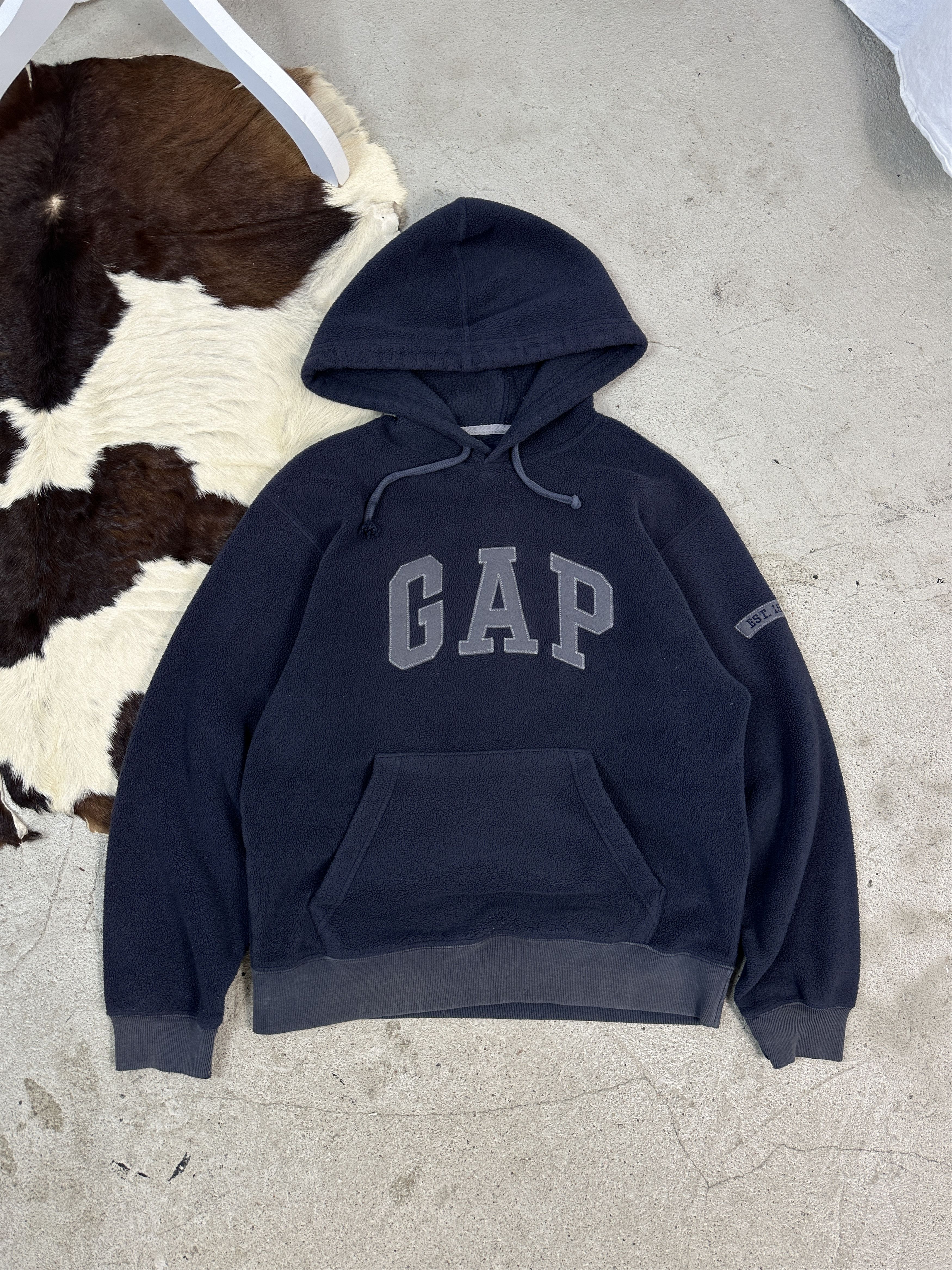 Gap × Vintage Vintage GAP Fleece Hoodie Size US XS / EU 42 / 0 - 1 Thumbnail