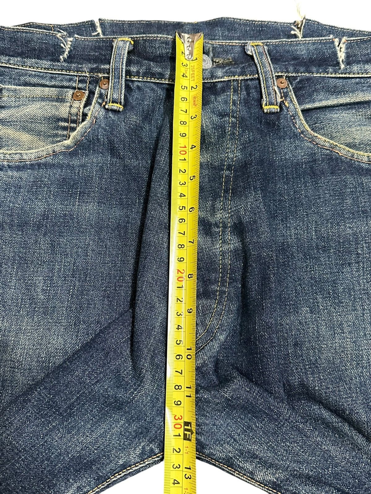 Evisu Vintage 80s Usa Evis Selvedge Faded Wash Style Baggy Jeans Size US 30 / EU 46 - 24 Thumbnail