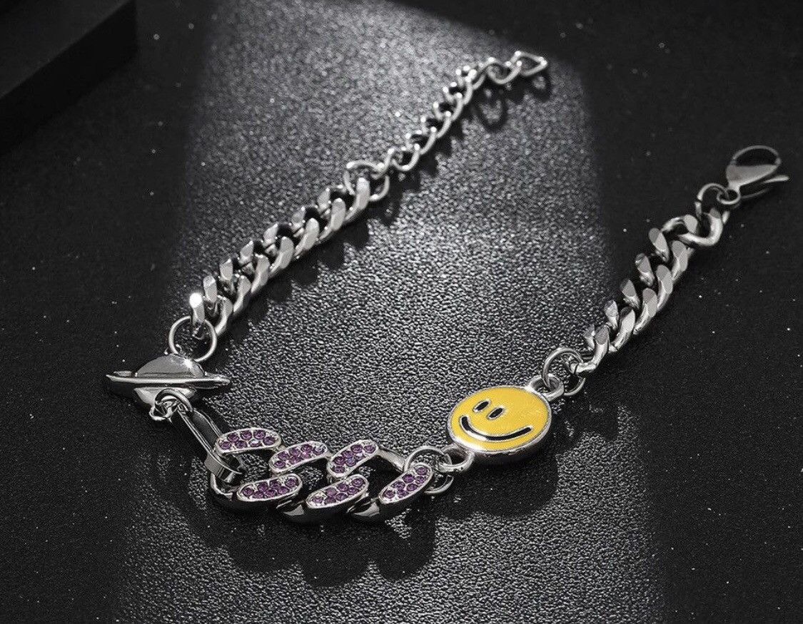 Jewelry Smile Cuban Chain Star Bracelet Size ONE SIZE - 5 Thumbnail