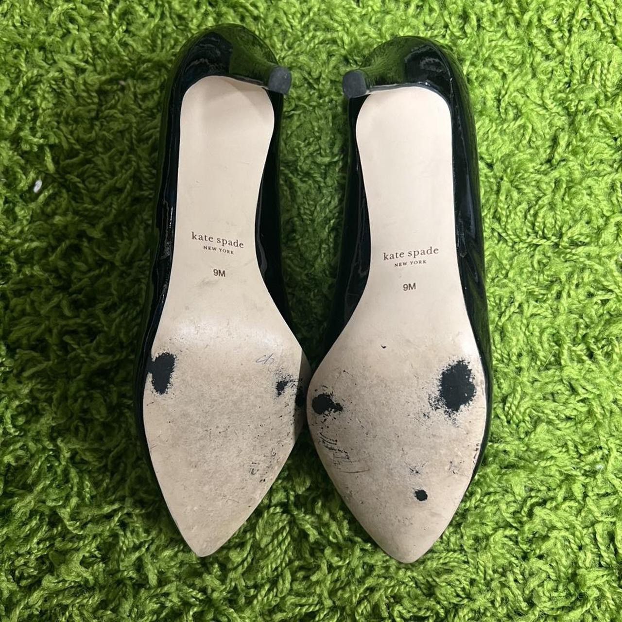 Kate Spade Women's Kate Spade Black Patent Leather Pointed Toe Pumps. Size US 9 / IT 39 - 6 Thumbnail