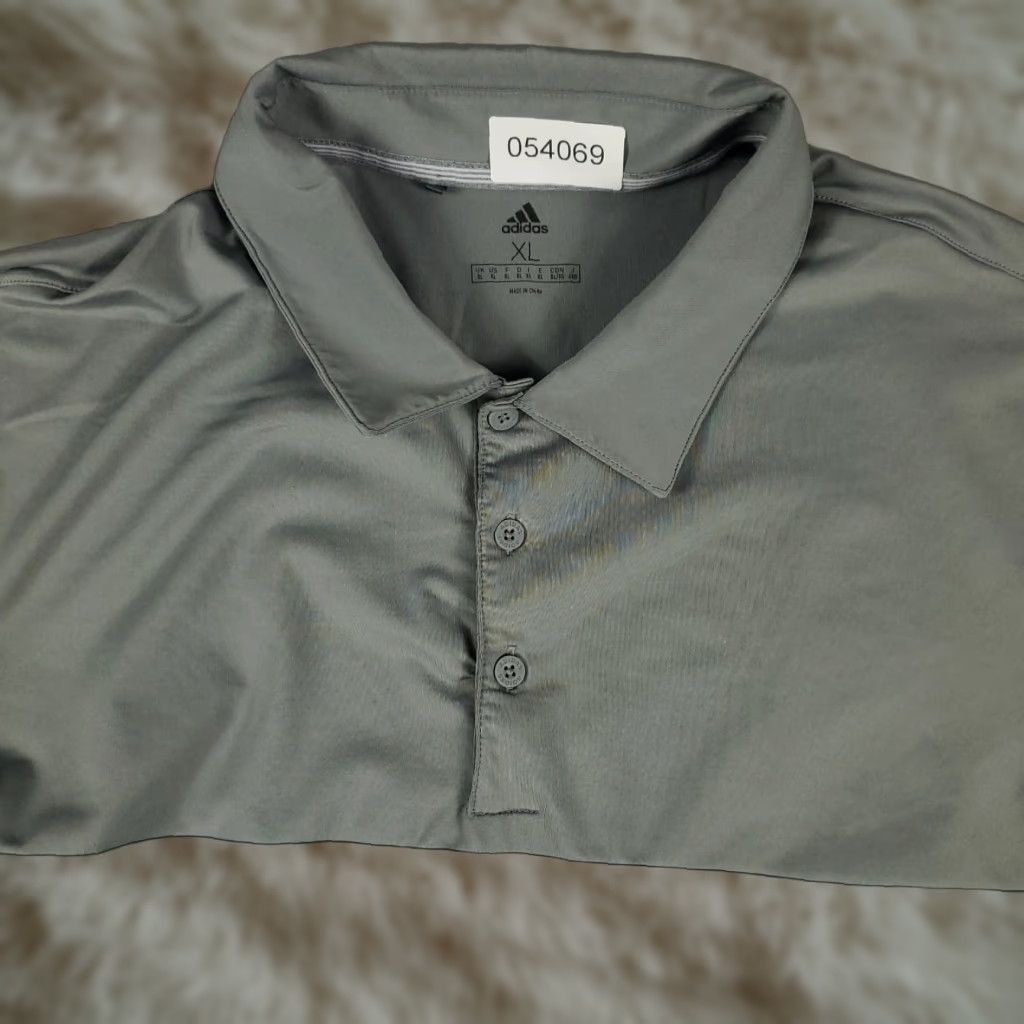Adidas Adidas Polo Shirt Mens XL Blue Gray Golf Casual Short Sleeve Polo Size US XL / EU 56 / 4 - 1 Thumbnail