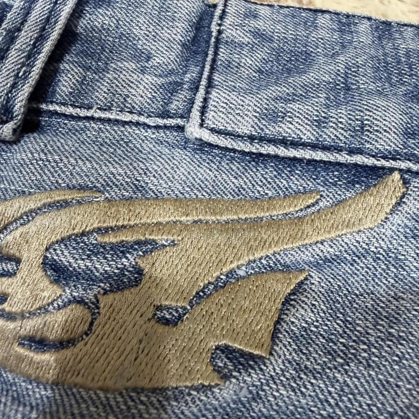 Other T-TRAXX denim jeans straight fit embroidery on back Size US 32 / EU 48 - 5 Thumbnail