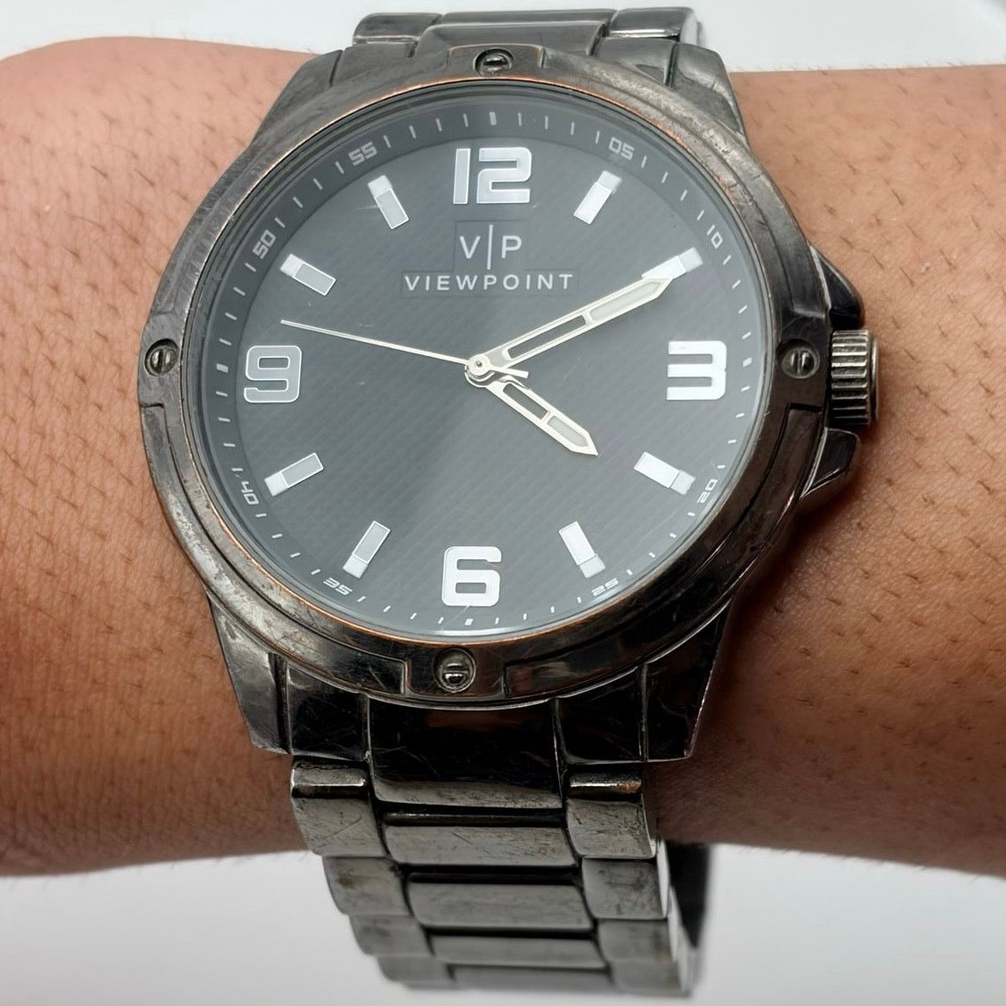Other Silver & Gray Viewpoint Men’s Watch Size ONE SIZE - 1 Thumbnail