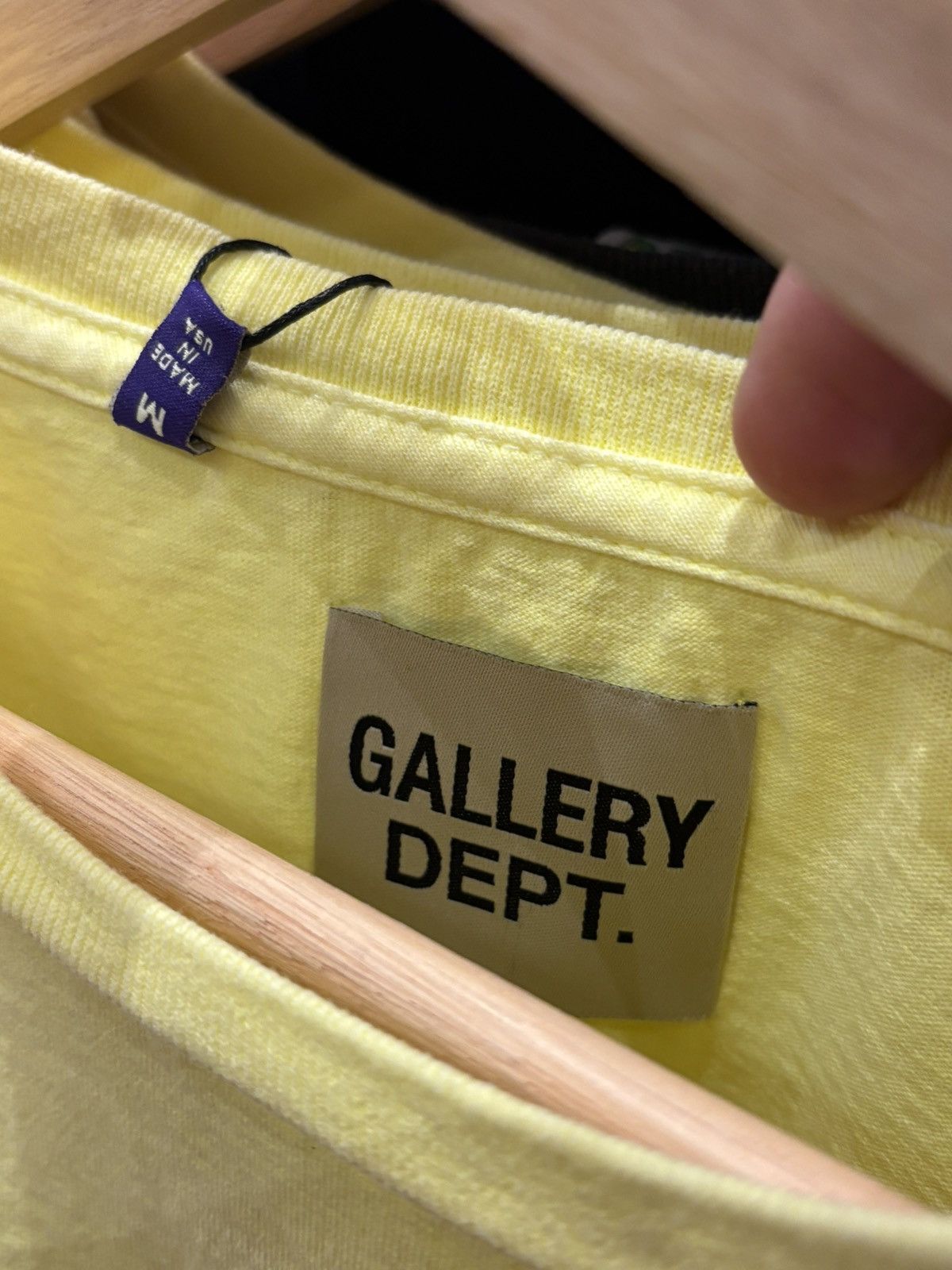 Gallery Dept. Gallery Dept. X Asics Tee - Yellow Size US M / EU 48-50 / 2 - 3 Thumbnail