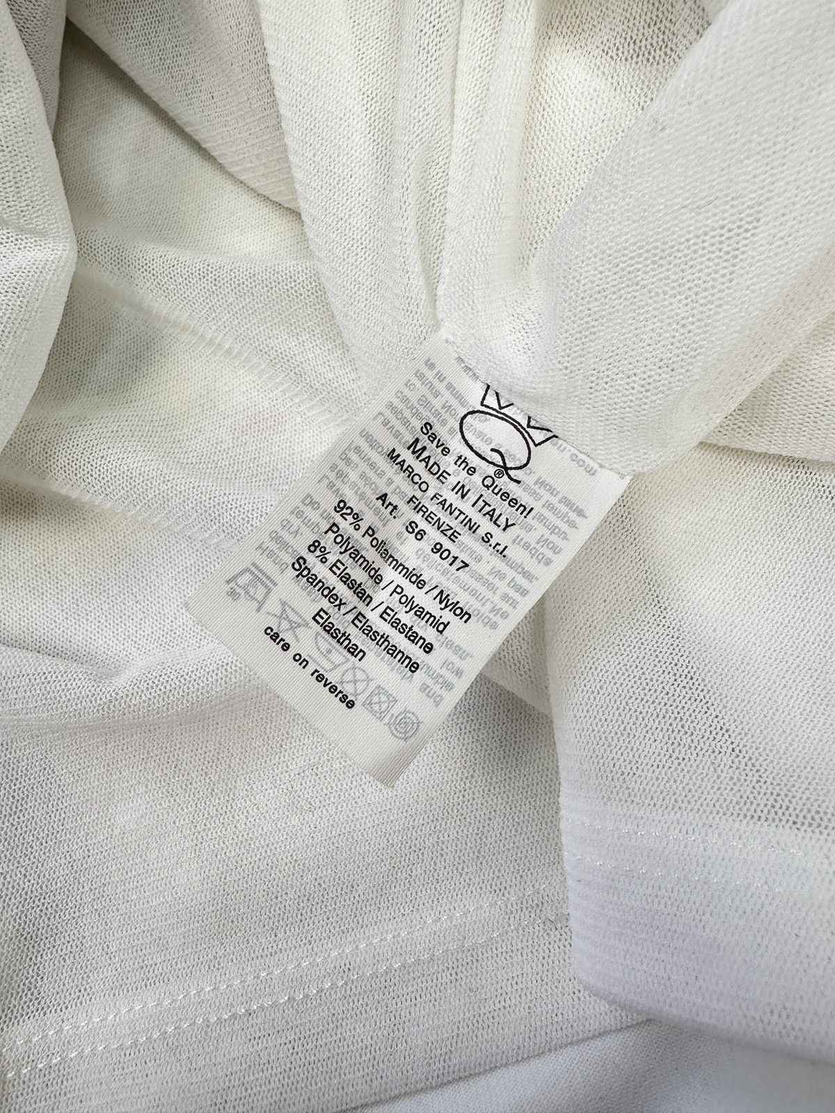 Other Save the Queen Patchwork A-Line Sleeveless White Dress sz L Size L / US 10 / IT 46 - 15 Thumbnail