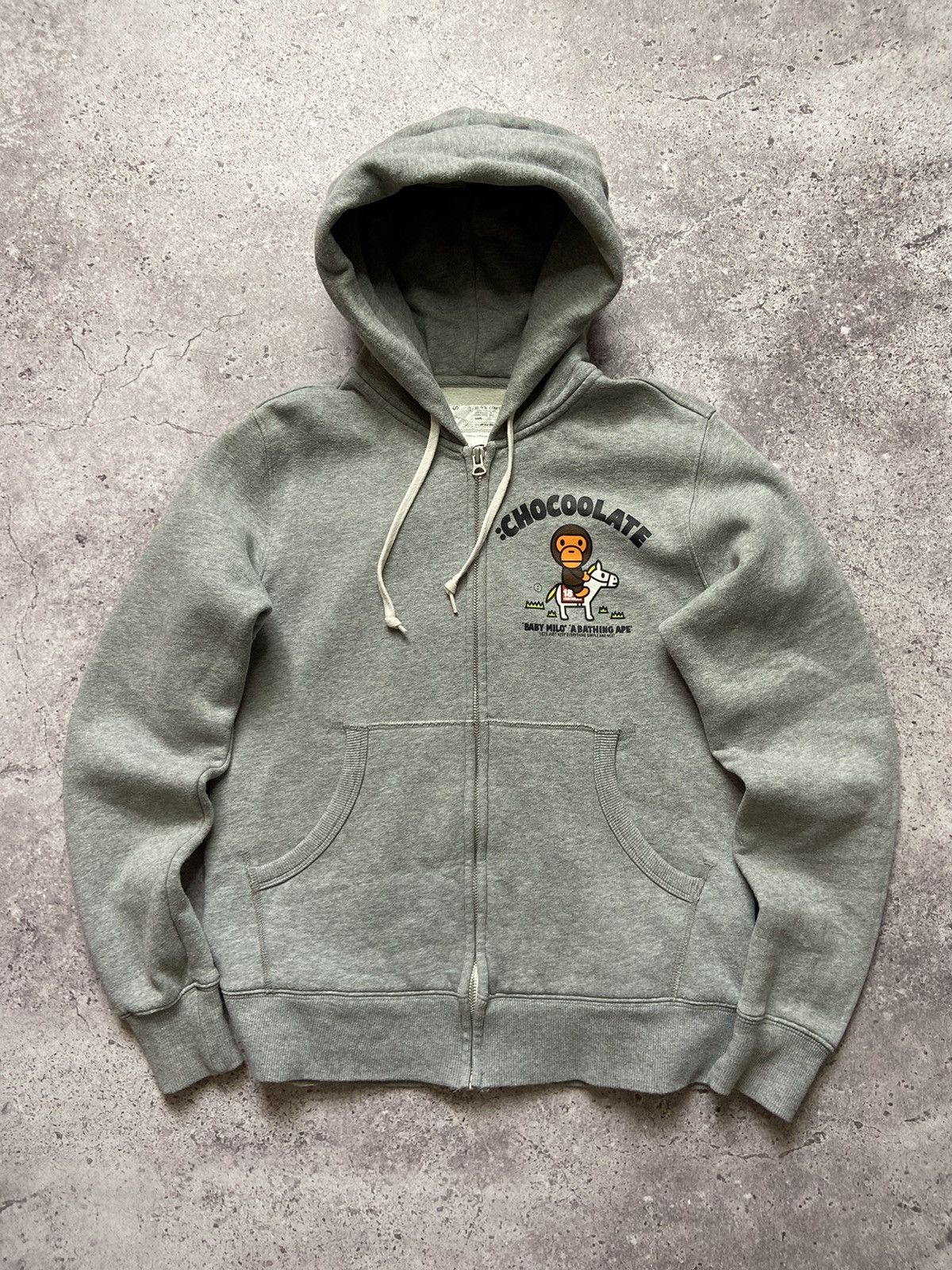APE BAPE KAWS CHOCOOLATE BABY MILO パーカー BAPE × KAWS Milo Animal Kingdom full zip hoodie NIGO Pink A
