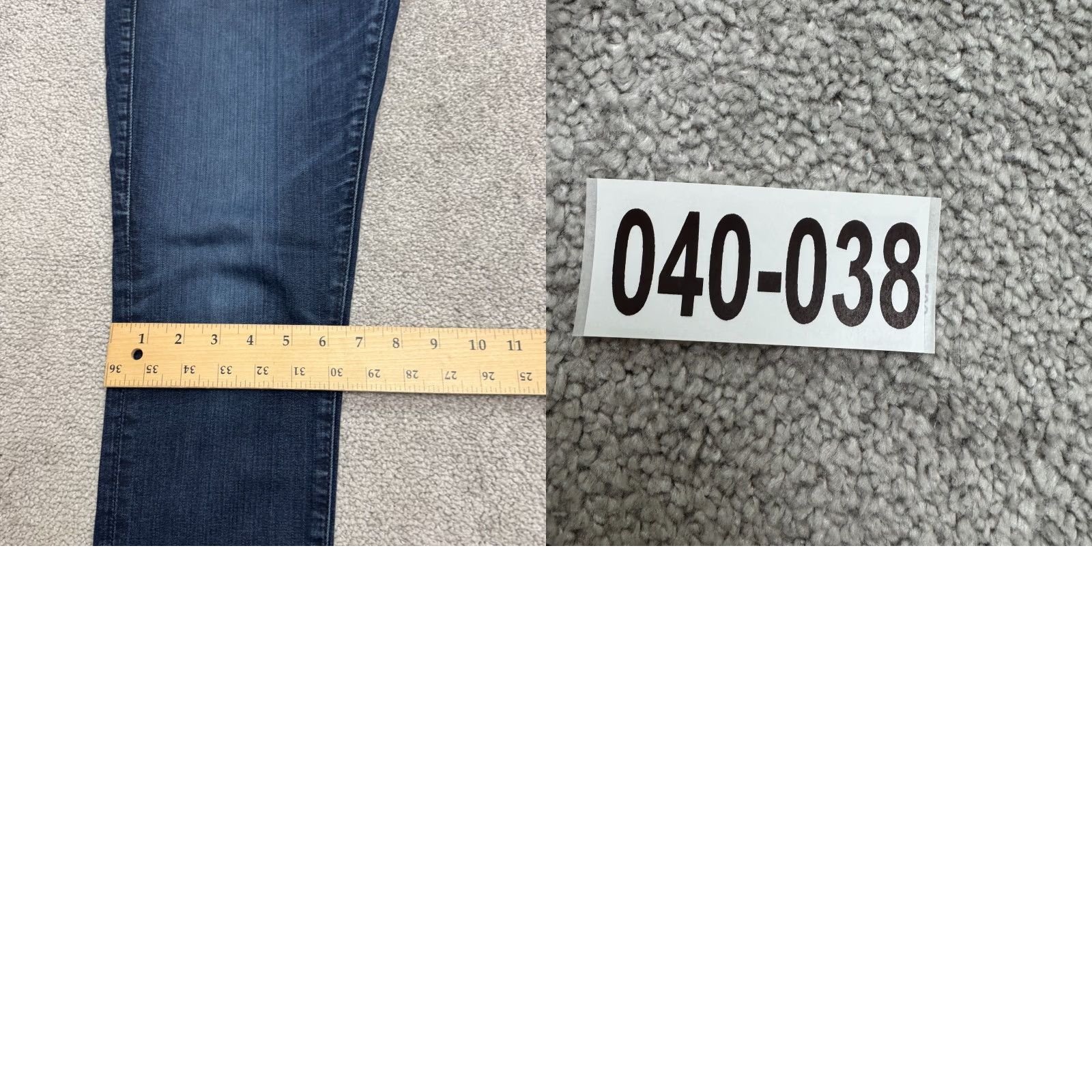 Denime AG Adriano Goldschmied The Middi Denim Jeans Womens 16R Blue Slim Skinny Casual 5-Pocket Design Size 26" / US 2 / IT 38 - 10 Thumbnail