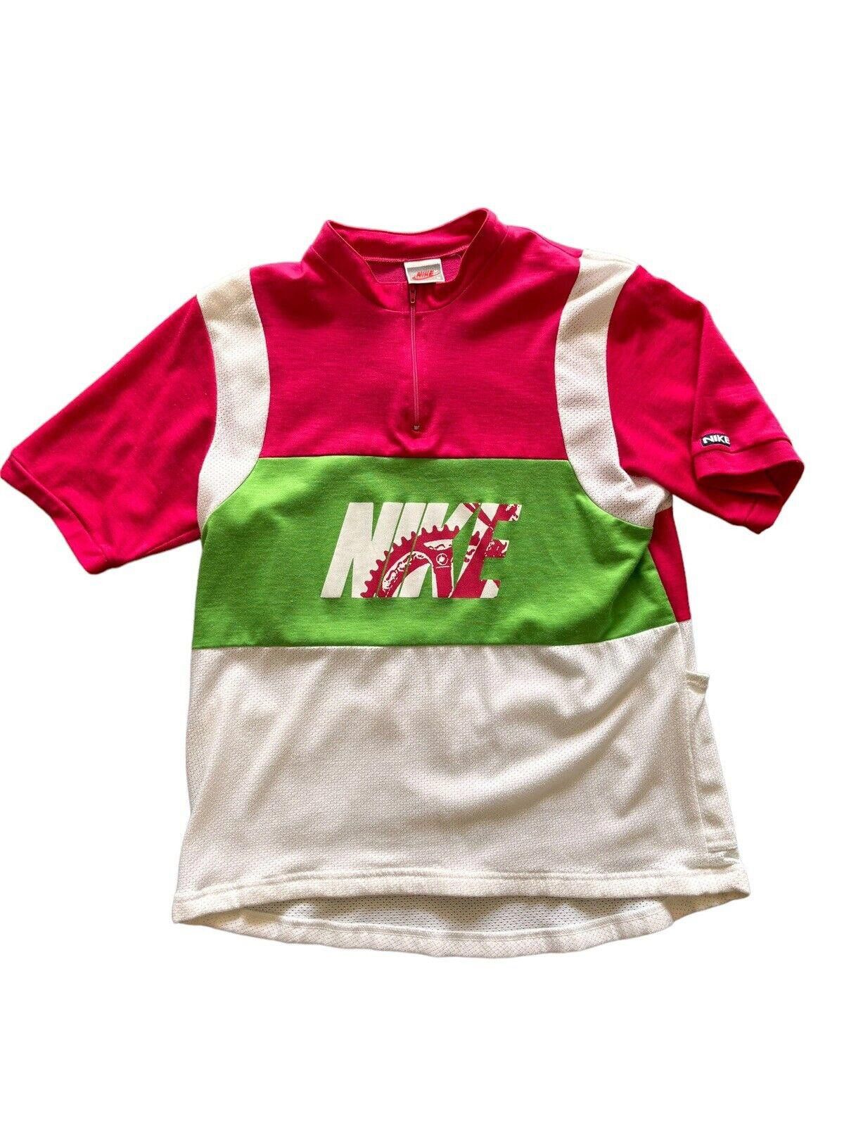 Nike × Vintage Vintage 90s Nike Cycle Jersey Bib Size Small Grey Tag Size ONE SIZE - 1 Thumbnail