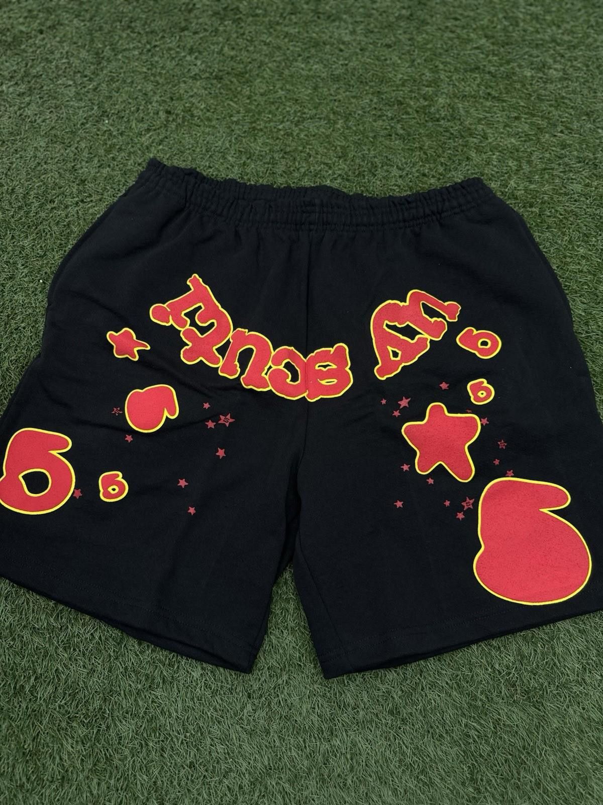 Sp5der Sp5der OG Web V2 Phantom Sweatshort “Black Red” Brand New XL Size US 36 / EU 52 - 6 Thumbnail