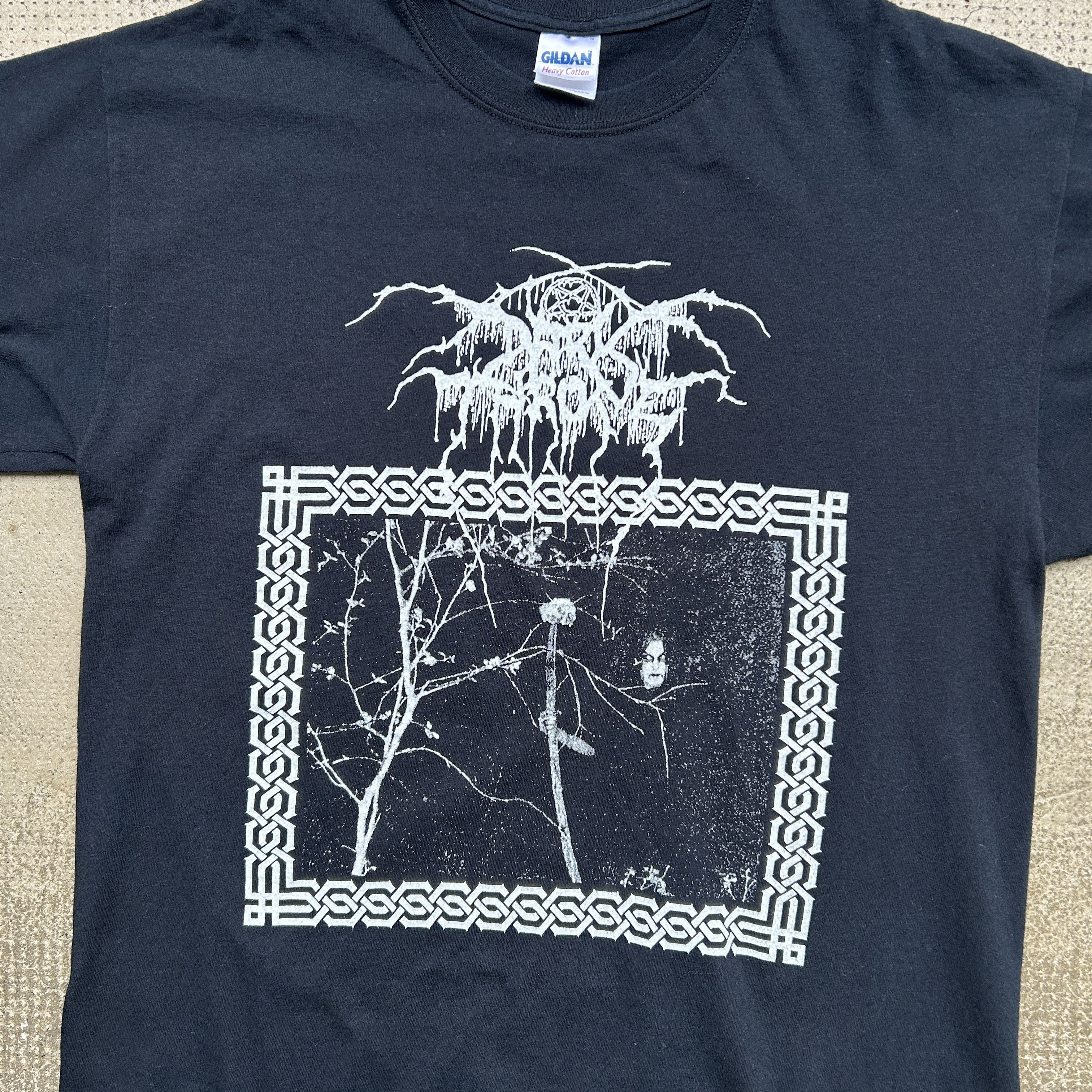 Vintage Vintage early 2000s Darkthrone Taakeferd Under Funeral Moon Size US L / EU 52-54 / 3 - 3 Thumbnail