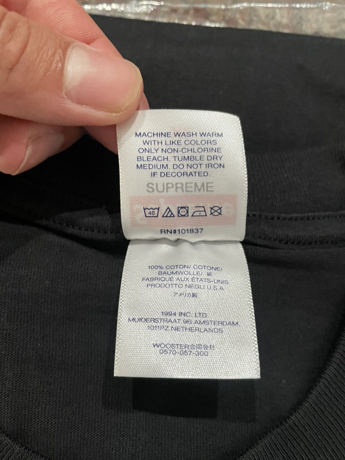 Supreme Supreme Payment Tee (X-Large) Size US XL / EU 56 / 4 - 4 Thumbnail