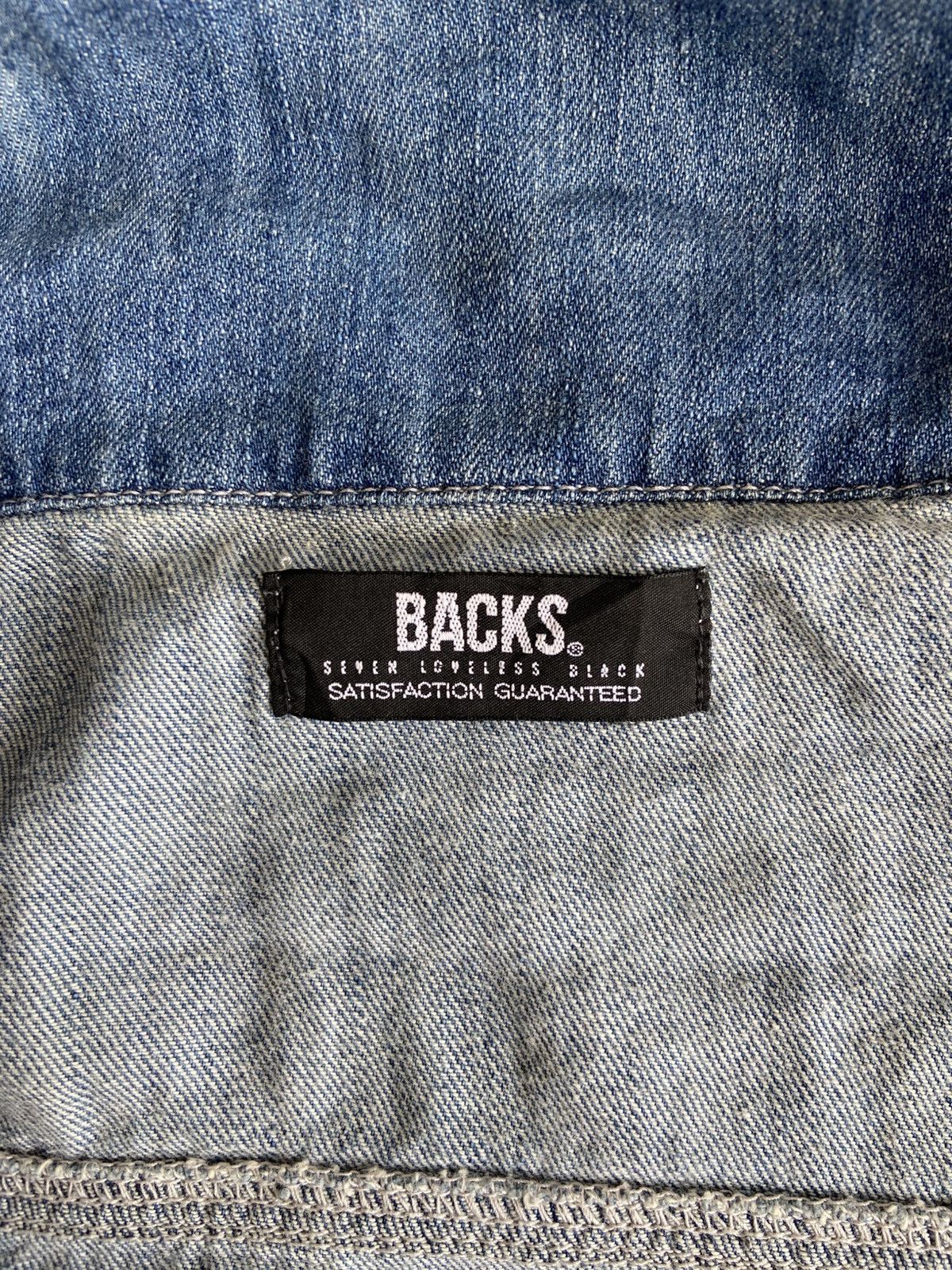 If Six Was Nine × Japanese Brand × Le Grande Bleu (L.G.B.) BACKS BONO Button Up Hoodie Denim Flannel Size US M / EU 48-50 / 2 - 7 Thumbnail