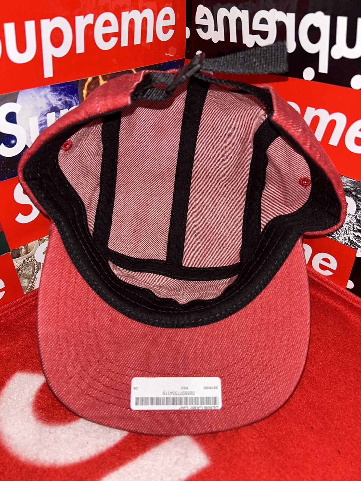 Supreme Supreme Denim Camp Cap SS18 NEW RARE HAT Size ONE SIZE - 5 Thumbnail