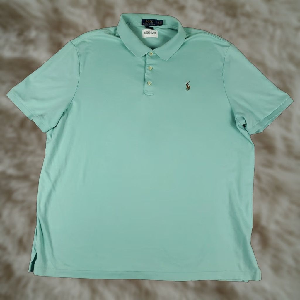 Ralph Lauren Ralph Lauren Polo Shirt Mens 2XL Turquoise Blue Classic Fit Pony Short Sleeve Polo Shirt Mens 2XL Turquoise Blue Classic Fit Pony Short Sleeve Size US XXL / EU 58 / 5 - 1 Thumbnail