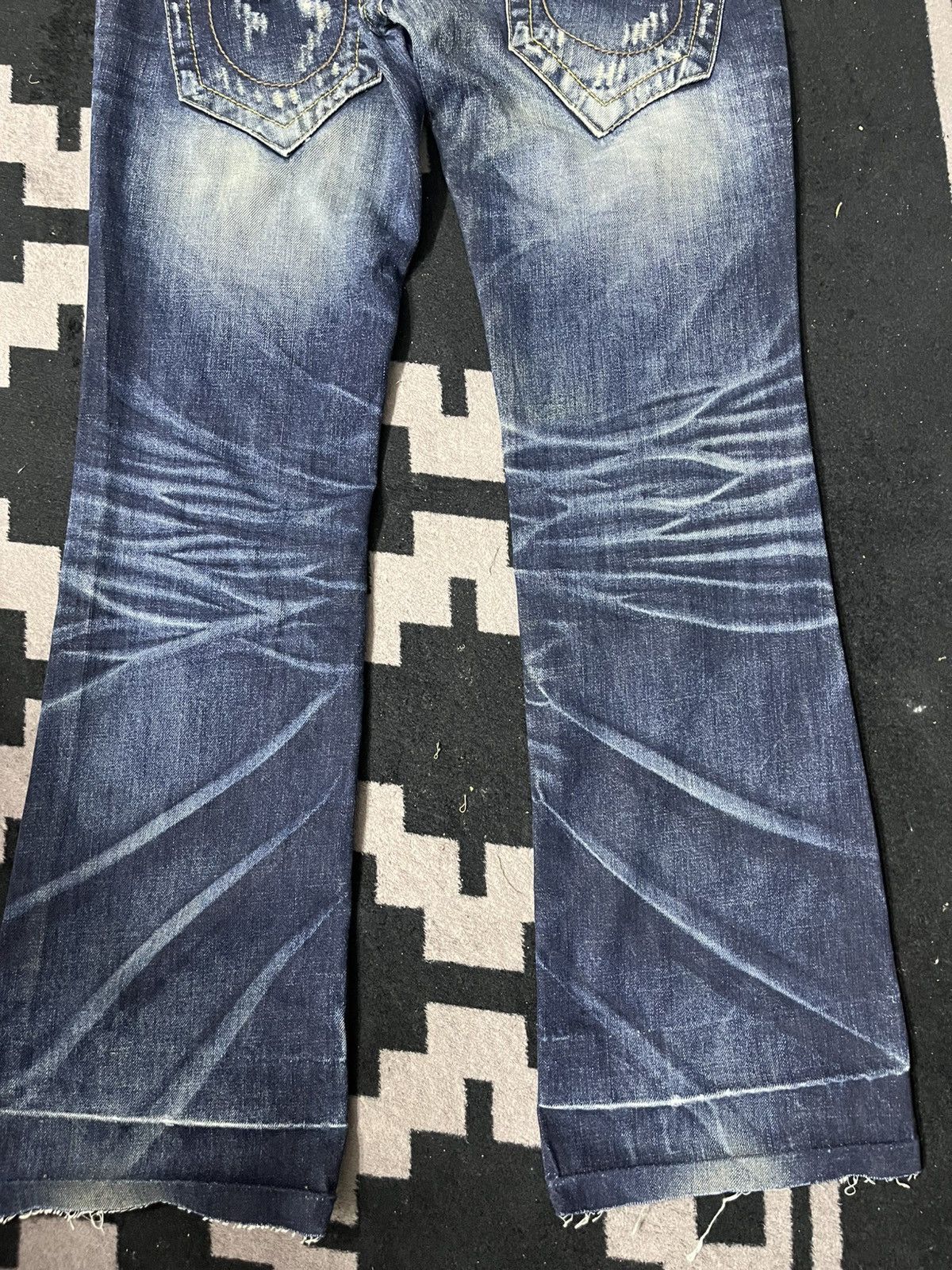 Japanese Brand Yashimoto nara lolita flare jeans Size US 27 - 6 Thumbnail