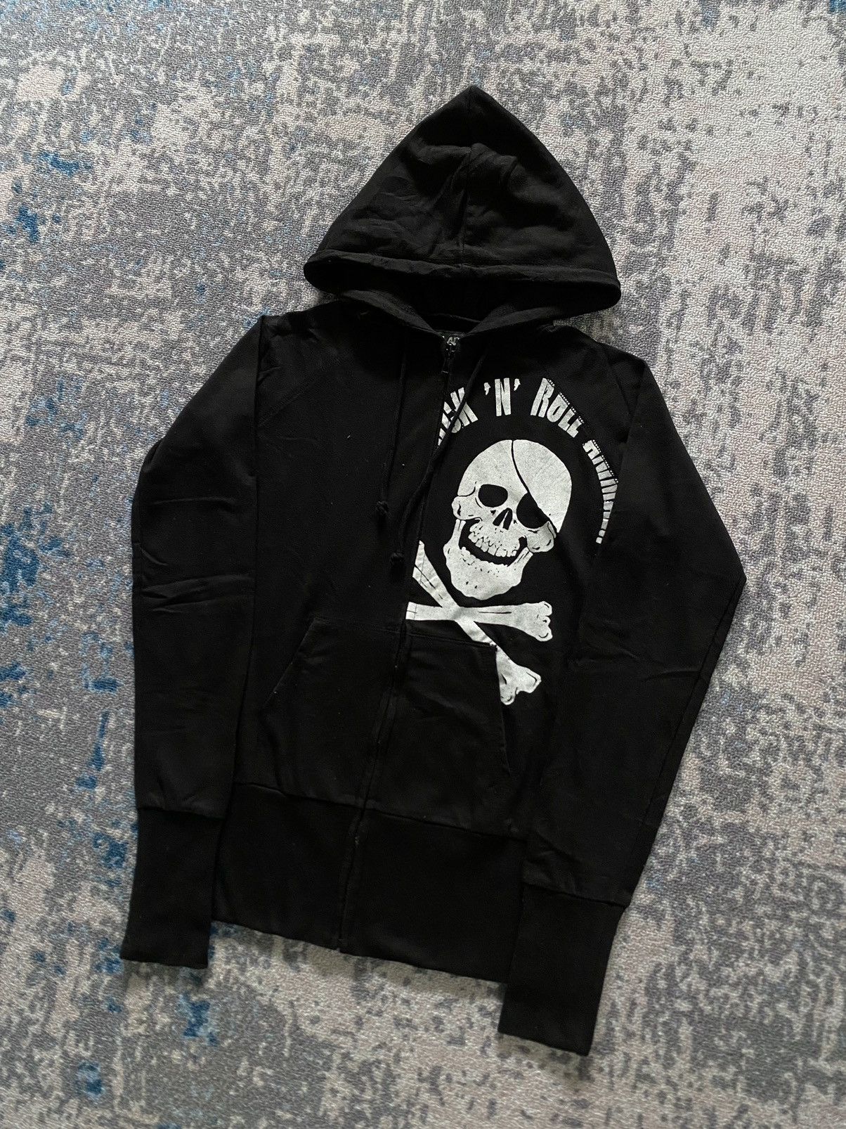 Japanese Brand Japanes glad news Skull Gothic Punk Style Size US S / EU 44-46 / 1 - 2 Thumbnail