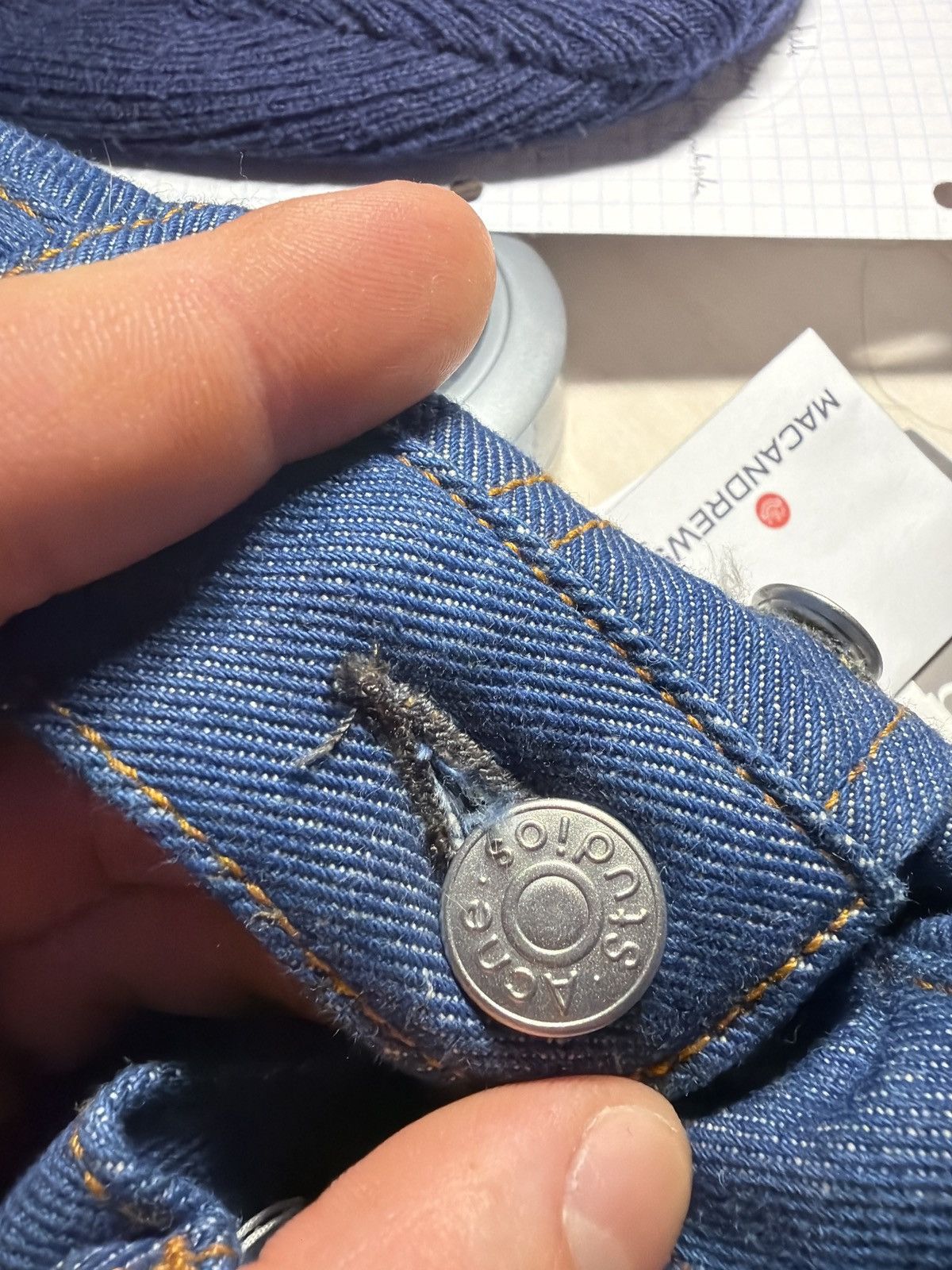 Acne Studios Acne Studios x Honey Fucking Dijon 70s look denim pants Size US 32 / EU 48 - 10 Thumbnail