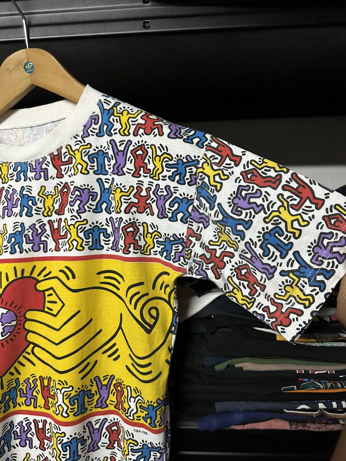 Andy Warhol Vintage 90s Keith Haring Popart Ovp Tee Size US M / EU 48-50 / 2 - 6 Thumbnail