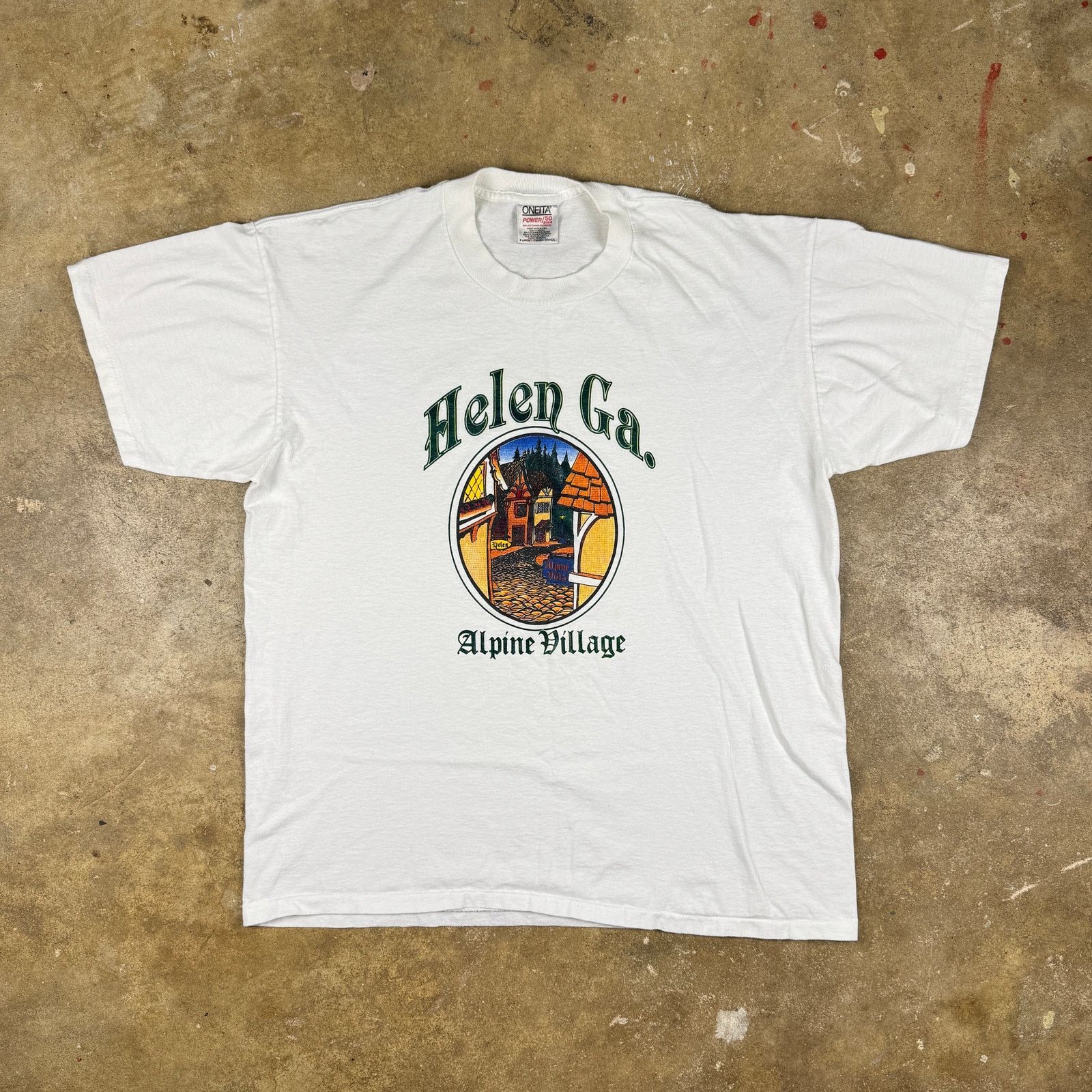 Other Vtg Helen GA Alpine Village Oktoberfest T-Shirt XL White Size US XL / EU 56 / 4 - 1 Thumbnail