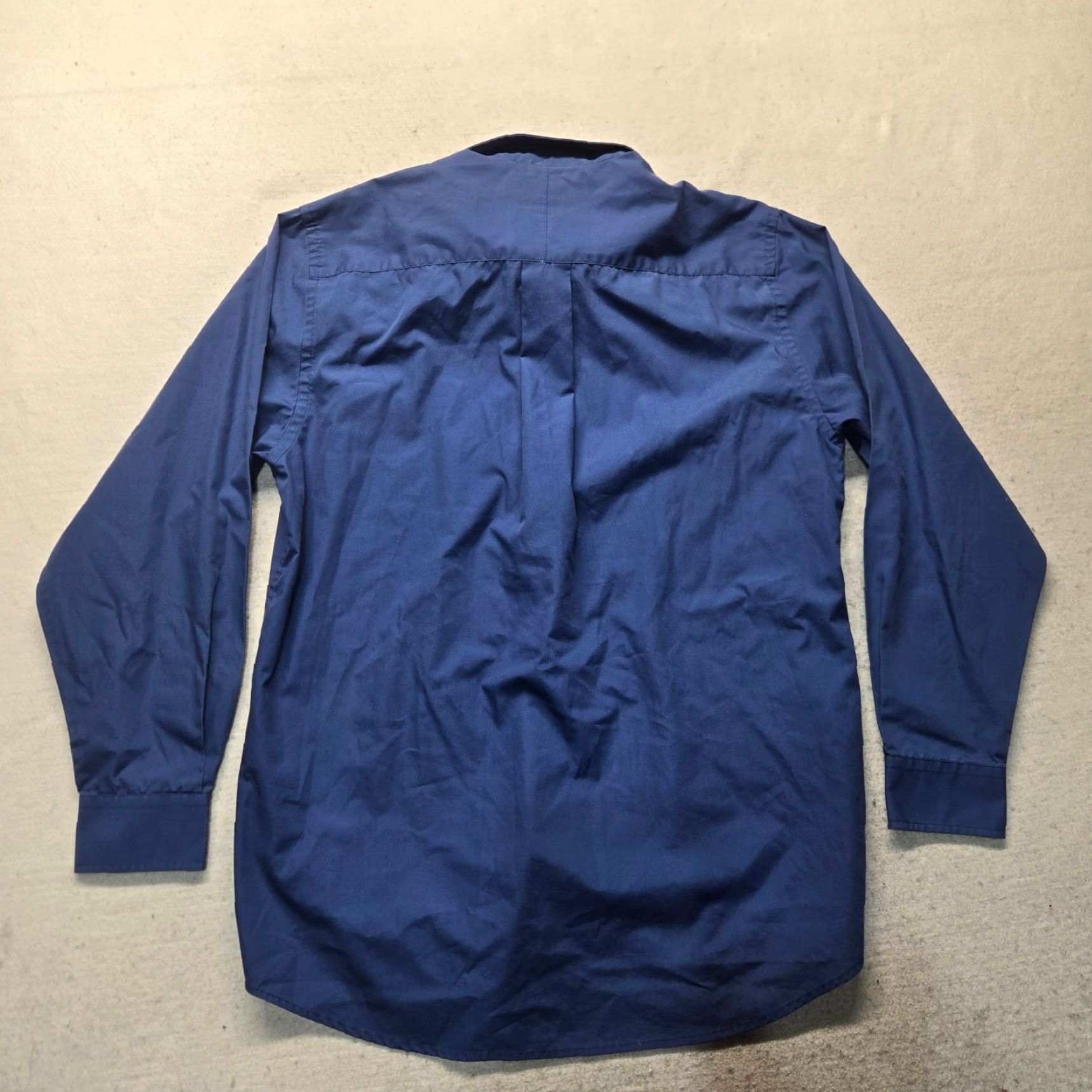 Vintage VINTAGE Meeting Street Shirt Men 16 Blue Long Sleeve Button-Up 16 34/35 Mens Size US L / EU 52-54 / 3 - 7 Thumbnail