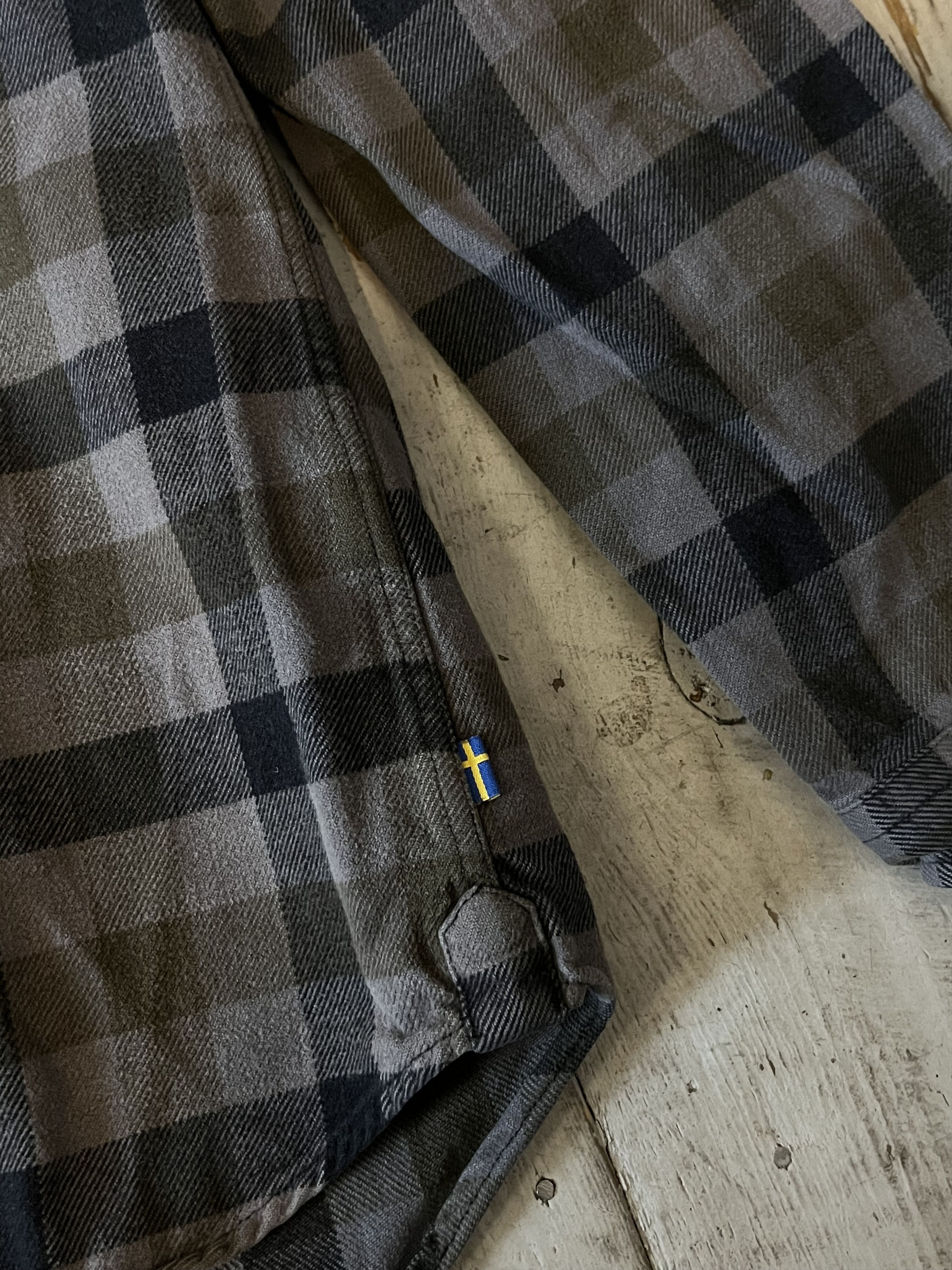 Fjallraven × Vintage Fjallraven Flannel Shirt Embroidered Logo Shirt Size US XXL / EU 58 / 5 - 7 Thumbnail