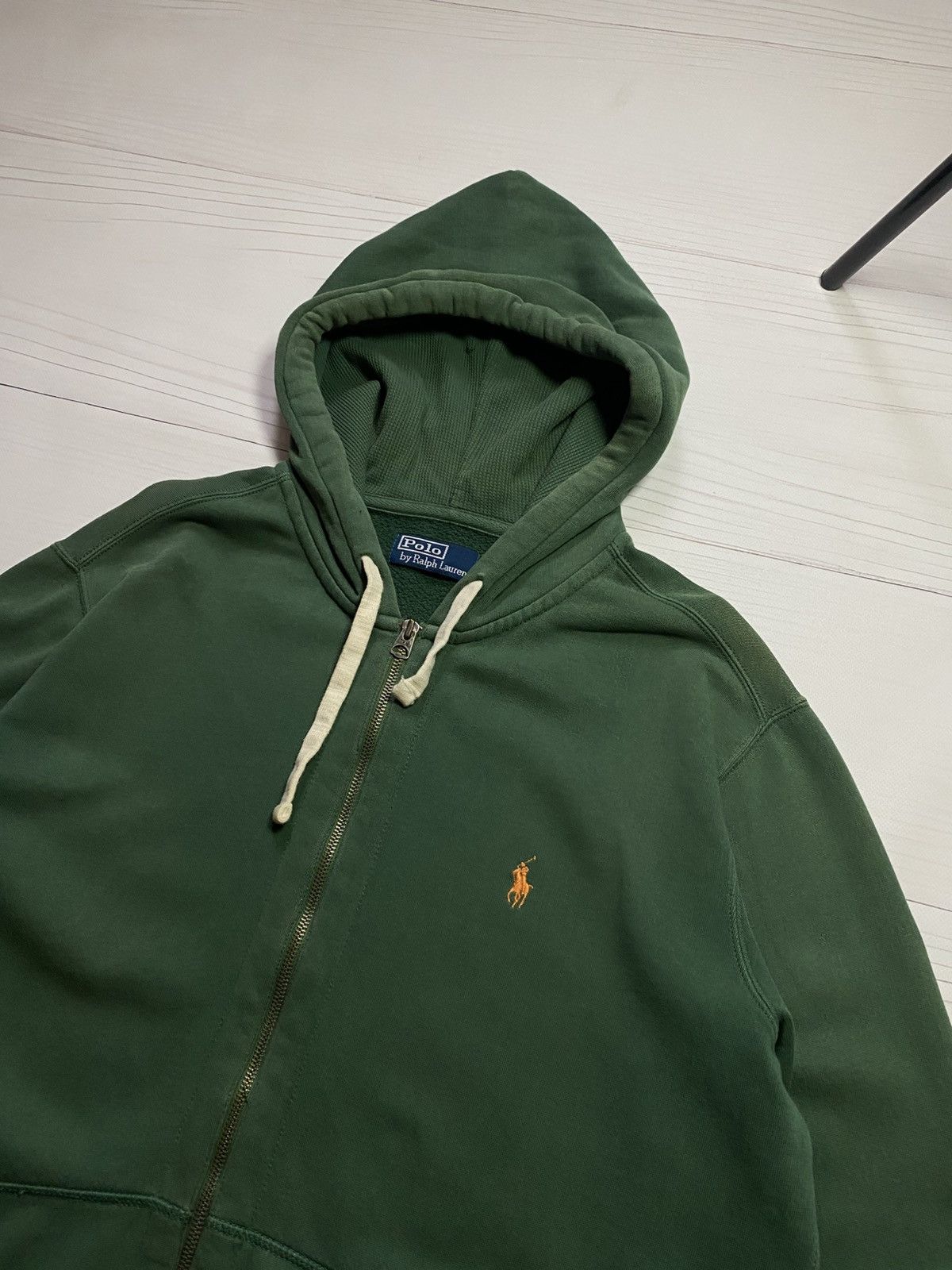 Polo Ralph Lauren Vintage Polo Ralph Lauren faded y2k zip hoodie Size US L / EU 52-54 / 3 - 7 Thumbnail