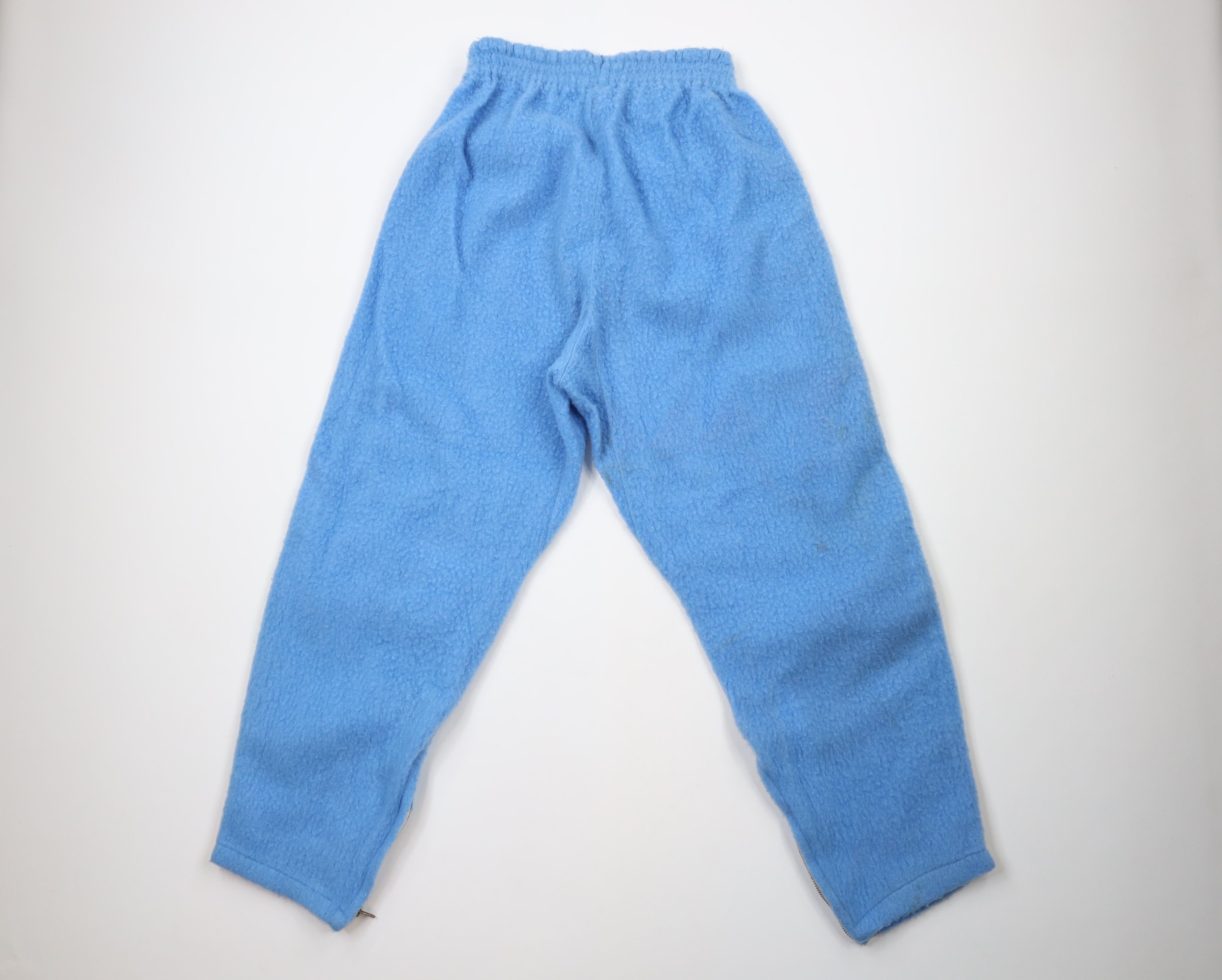 Vintage Vintage 50s MacGregor Striped Fleece Sweatpants Blue USA Size US 34 / EU 50 - 9 Thumbnail