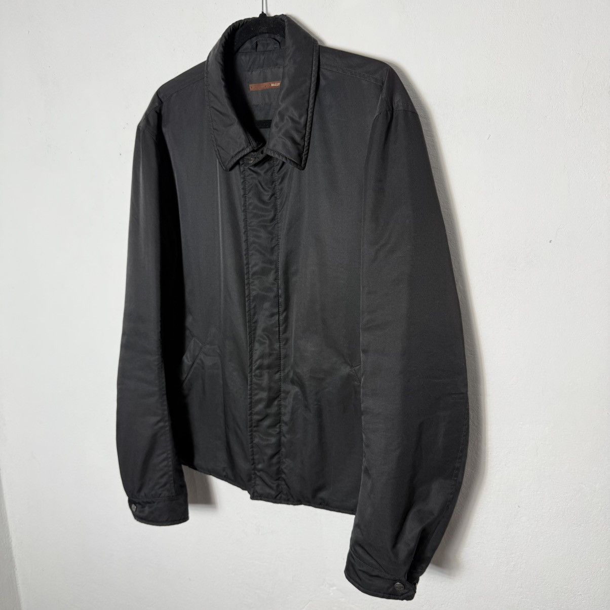 Bally Bally Vintage Mens Black Bomber Size US M / EU 48-50 / 2 - 1 Thumbnail