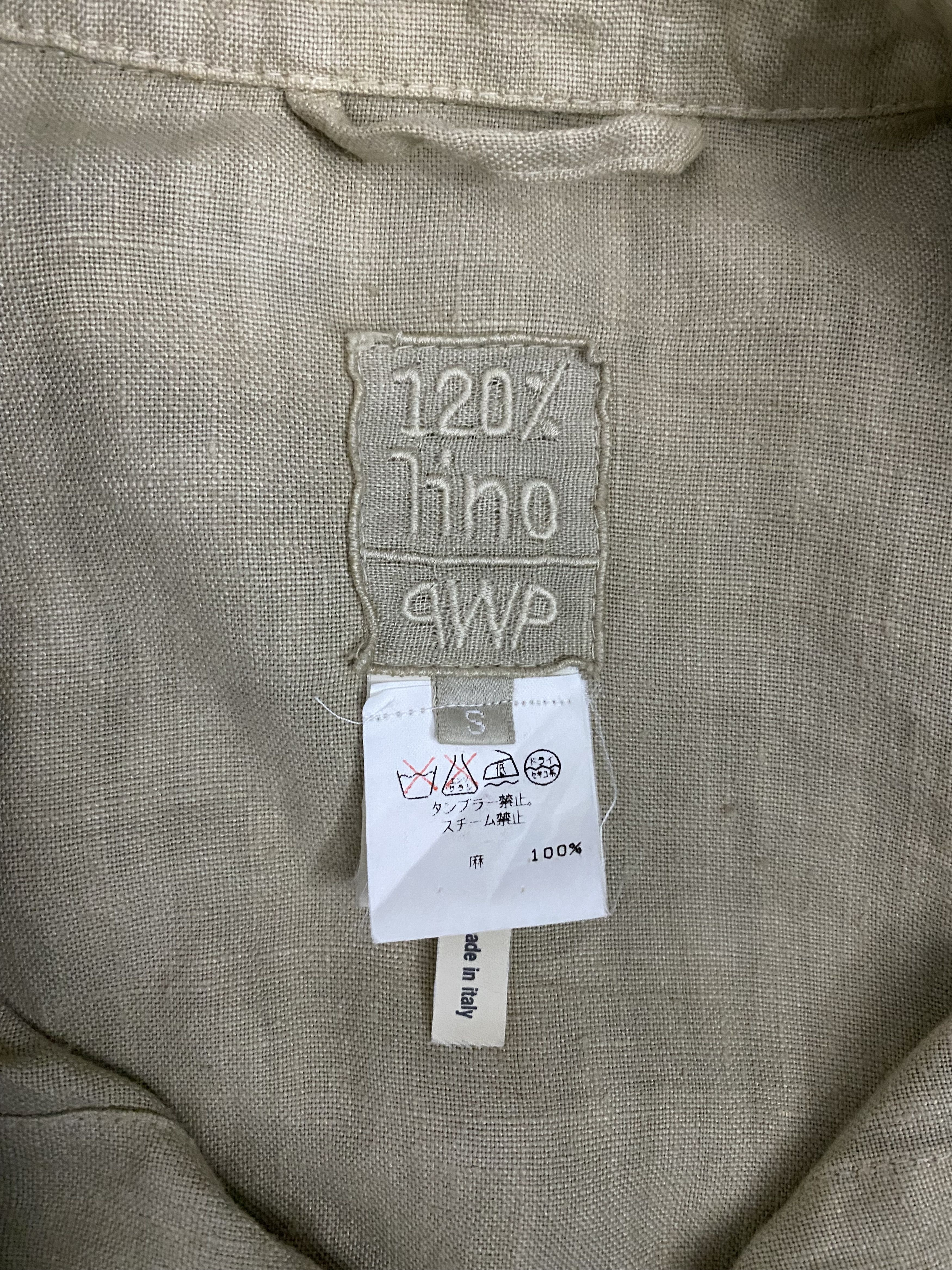 120% Lino 120% Lino Linen Canvas Overshirt Minimalist Jacket Size US S / EU 44-46 / 1 - 10 Thumbnail
