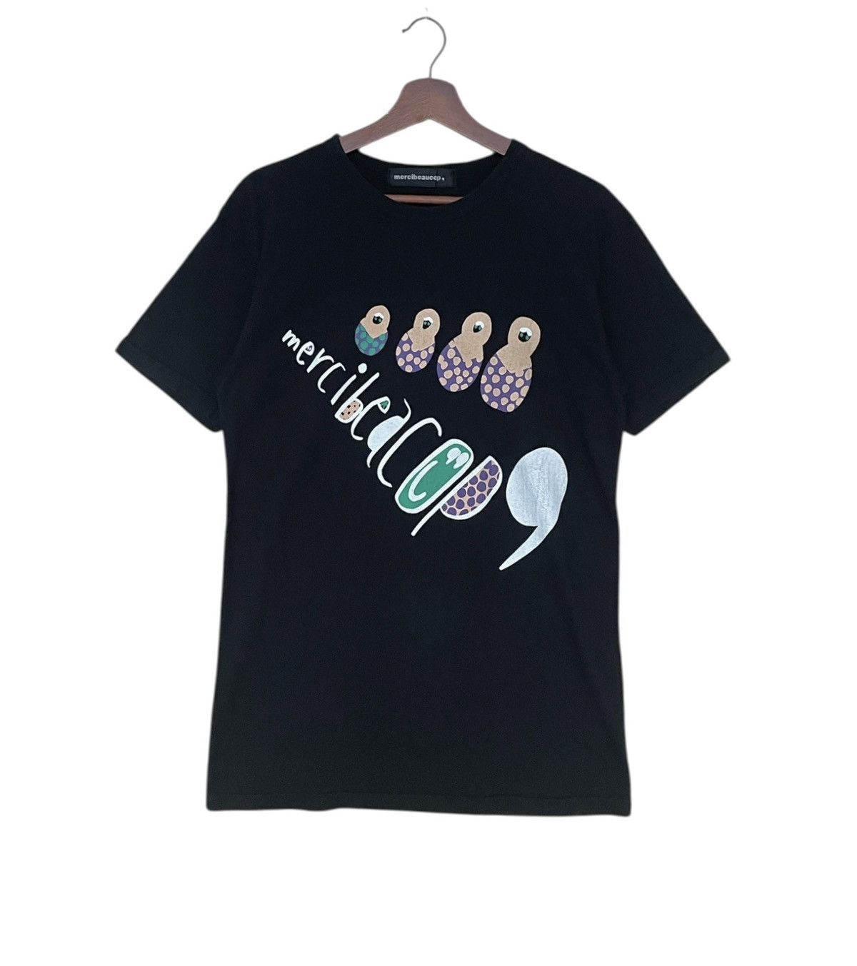 Vintage Japanese Brand Mercibeaucoup Big Logo T-shirt 2000s