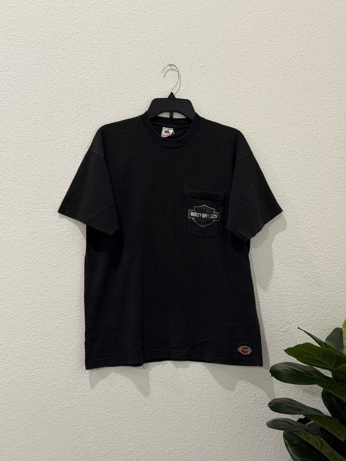 Harley Davidson Vintage 80s Harley Davidson Mancuso Houston TX 1987 FOTL Tee Size US XL / EU 56 / 4 - 3 Thumbnail